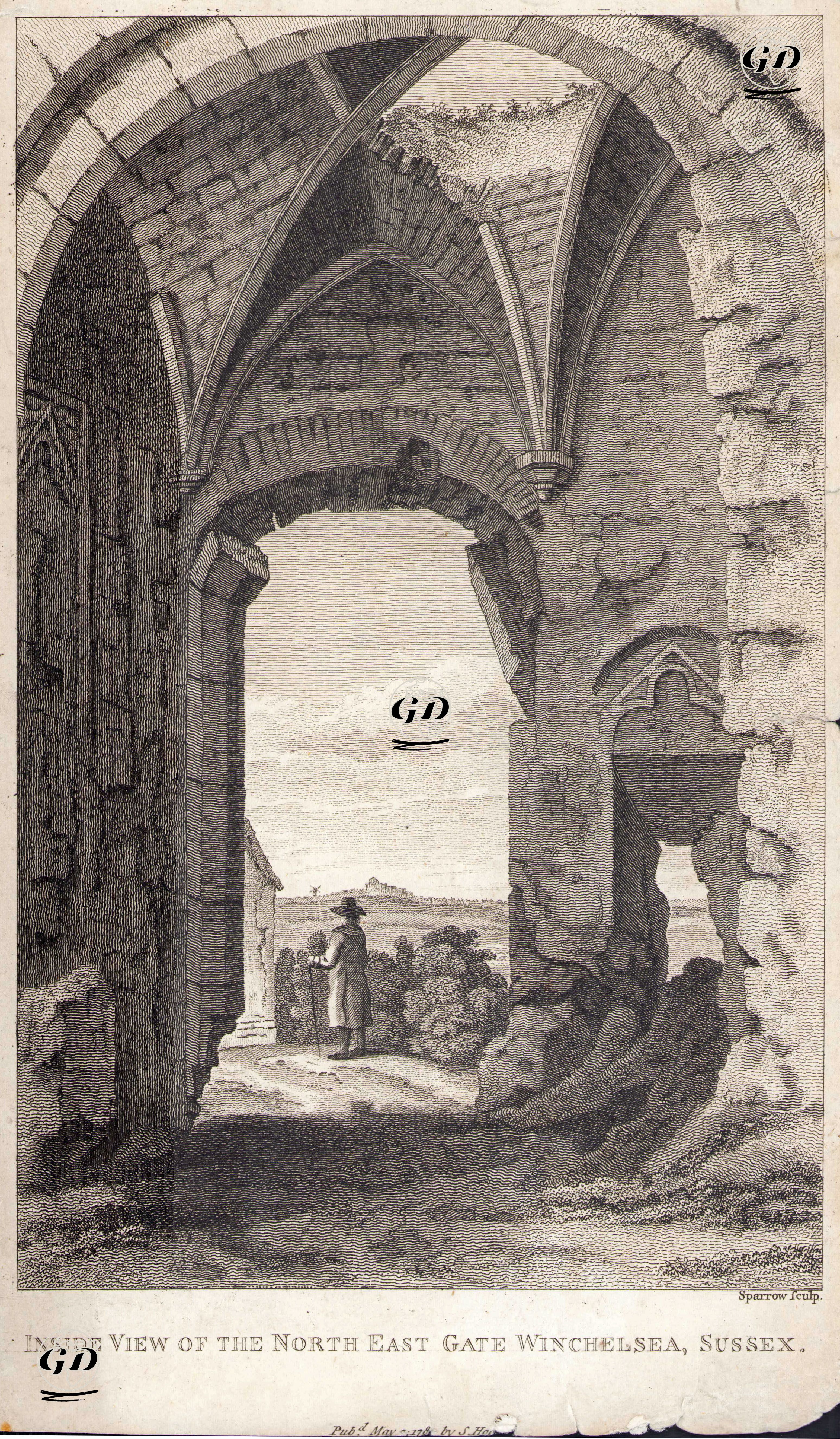 Winchelsea'nin Kuzey Doğu Kapsının İçi, Sussex -  - 1786