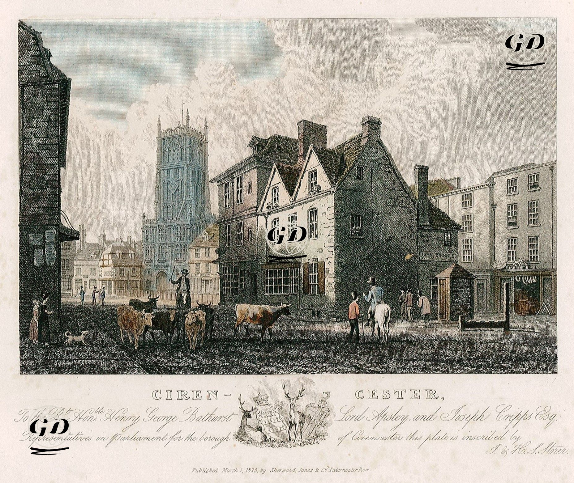 Cirencester, Gloucestershire -  - 1825
