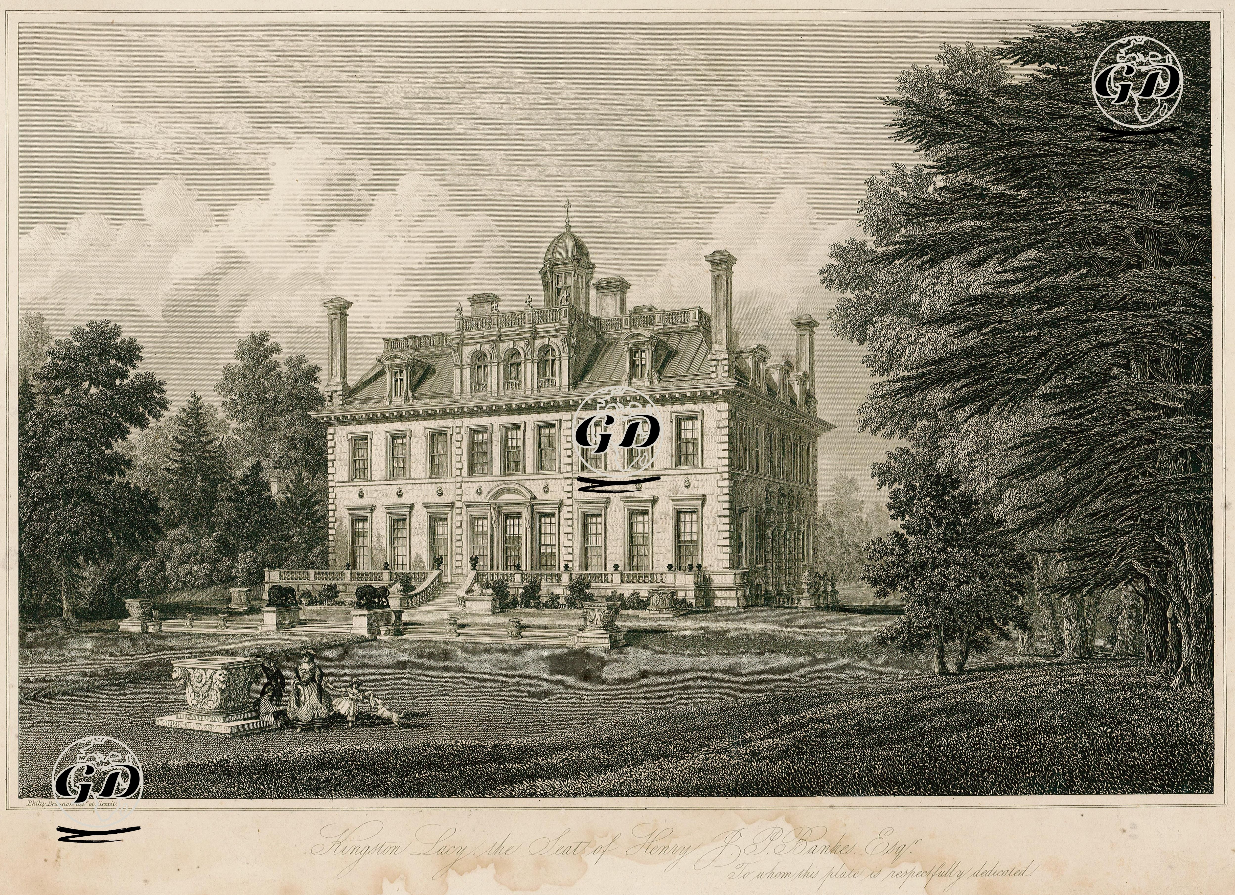 Henry B.P.Bankes'in Evi Kingston Lacy Malikhanesi -  - 1868