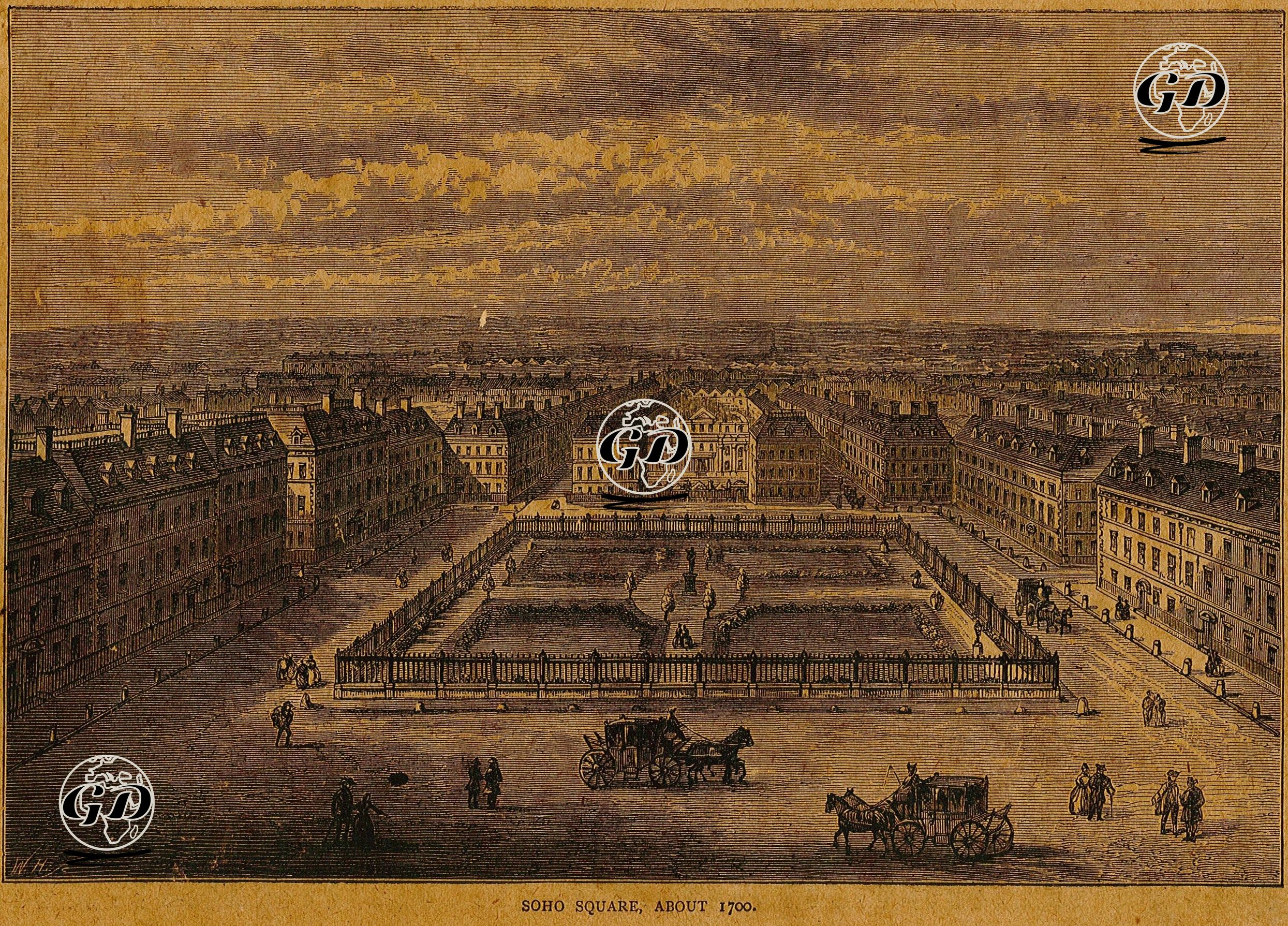 1700'lerde Soho Meydanı -  - 1880's