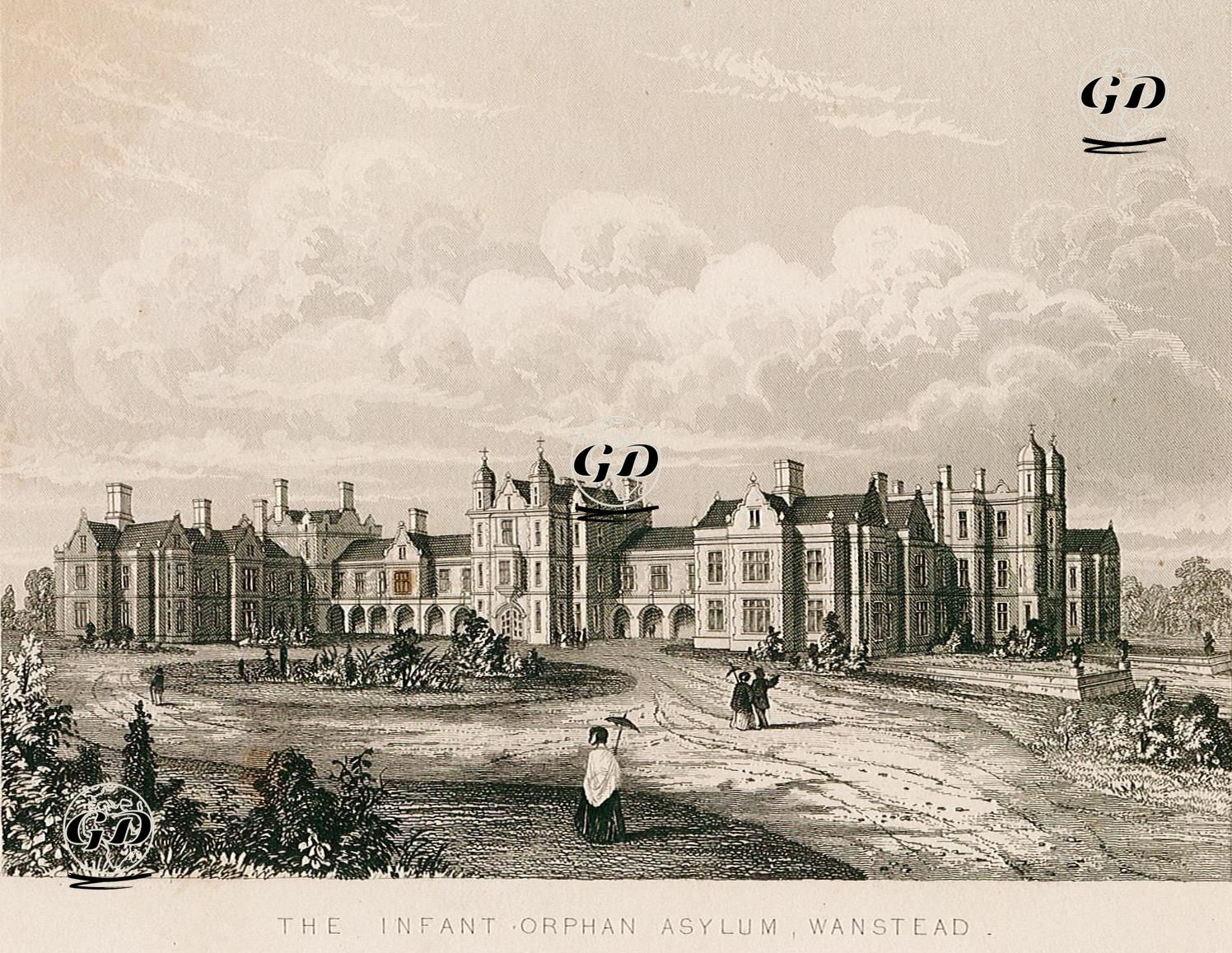 The infant Orphan Asylum, Wanstead -  - 1840's