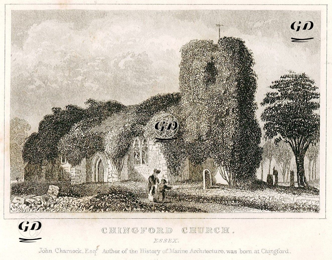 Chingford Kilisesi, Essex -  - 1845