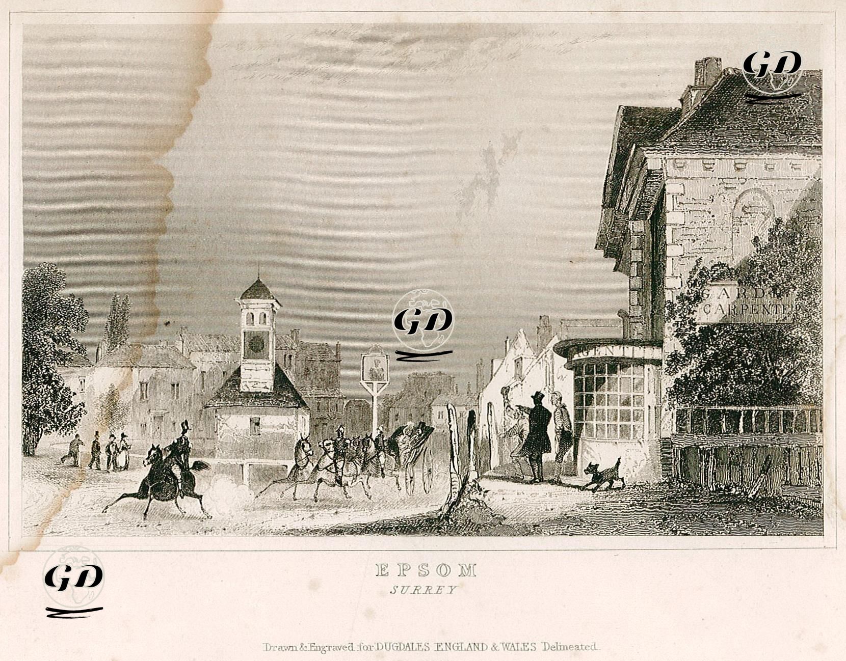 Epsom, Surrey -  - 1845