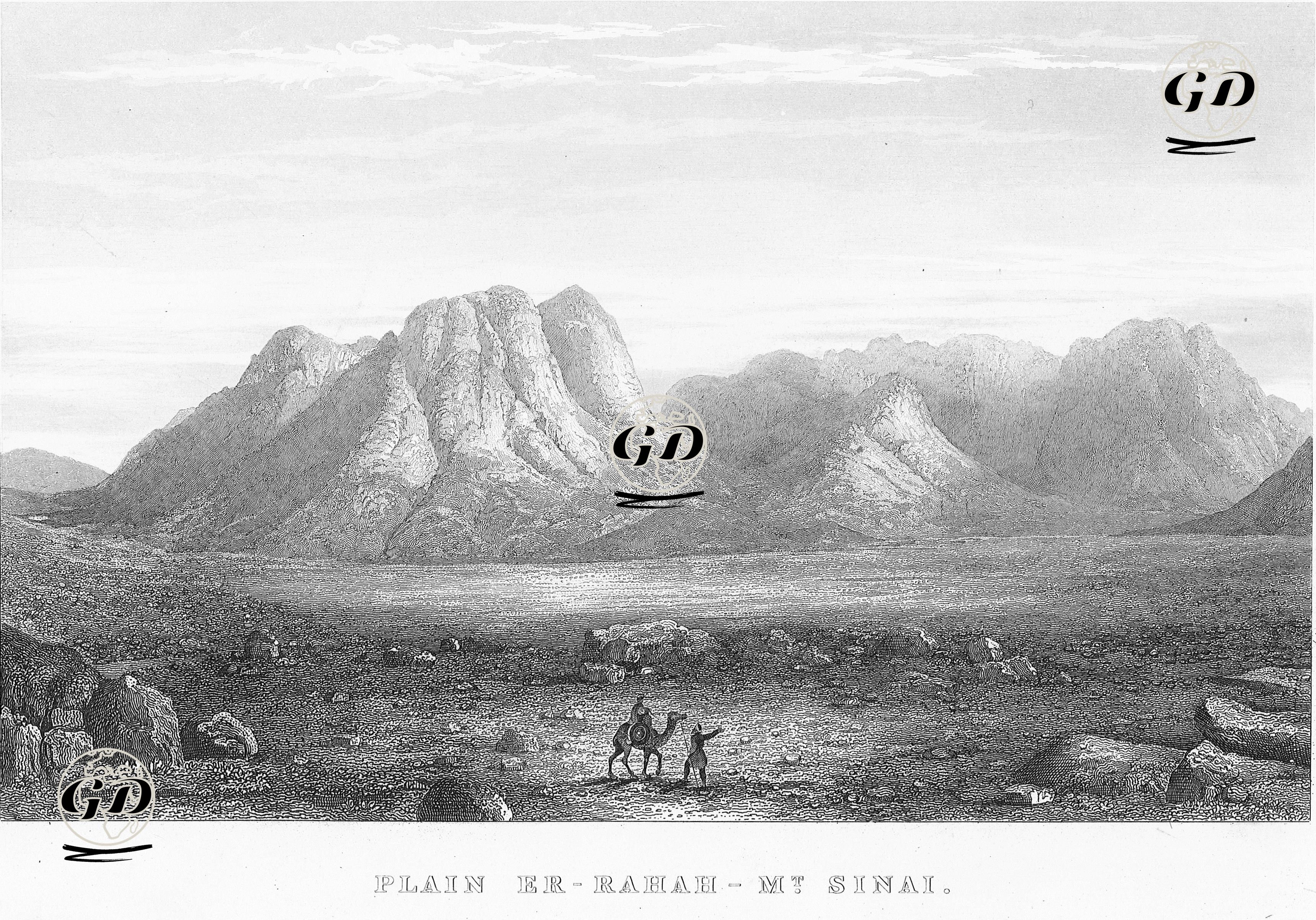 Plain Er Rahah, Mt. Sinai  -  - 1840's-1870's