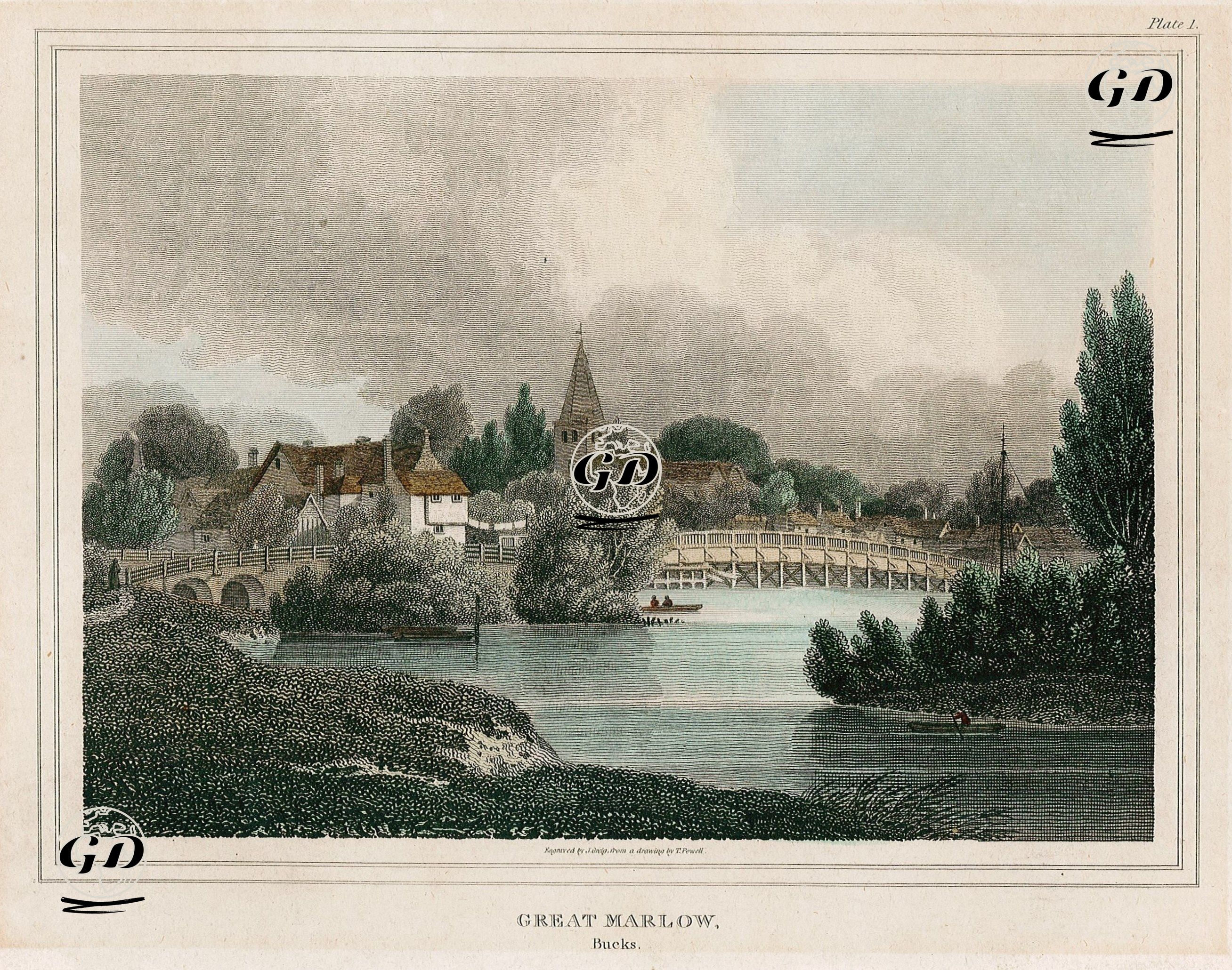 Great Marlow, Bucks - T.Powell - 1819