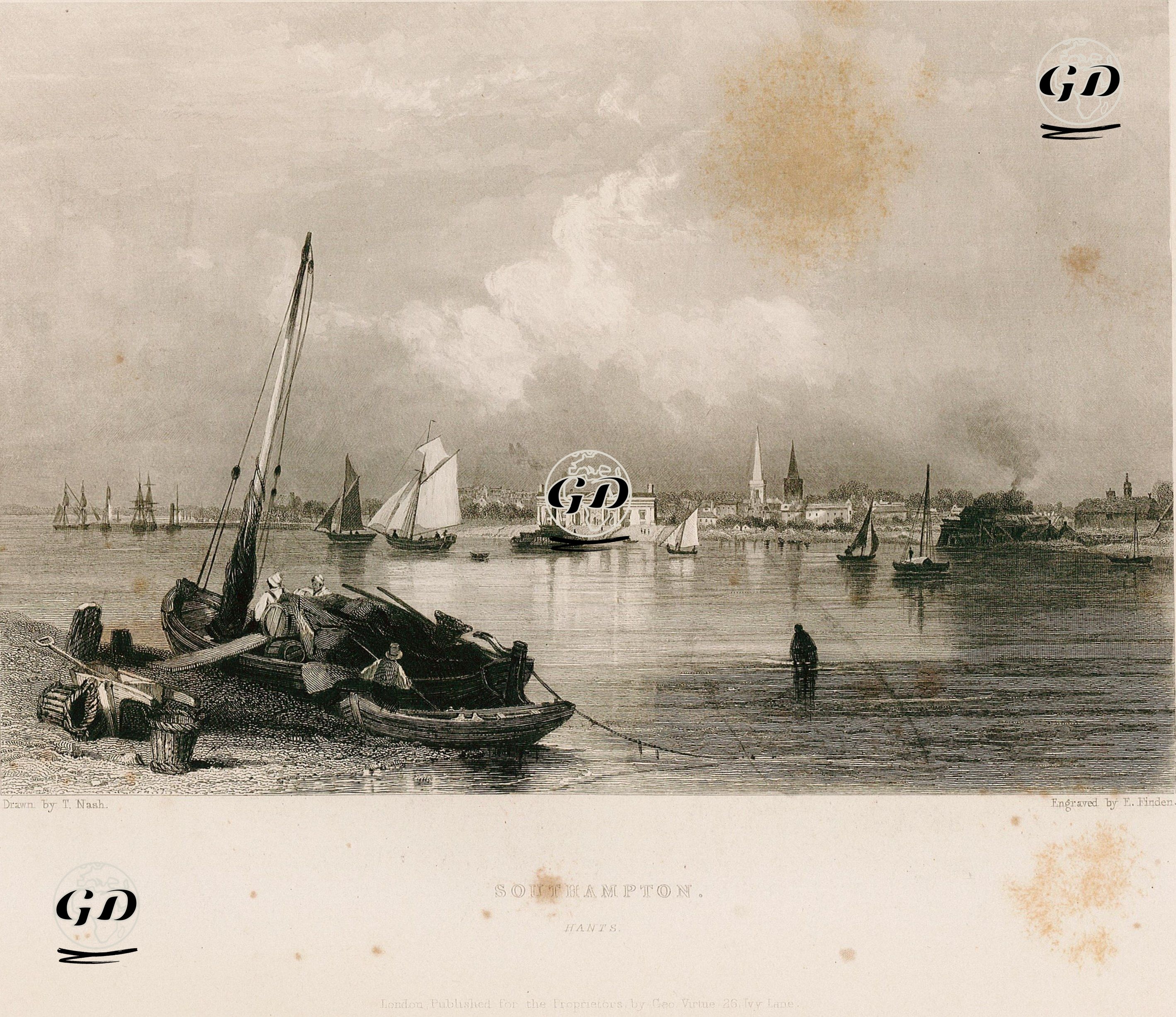 Southampton, Hants - T.Nash - 1842