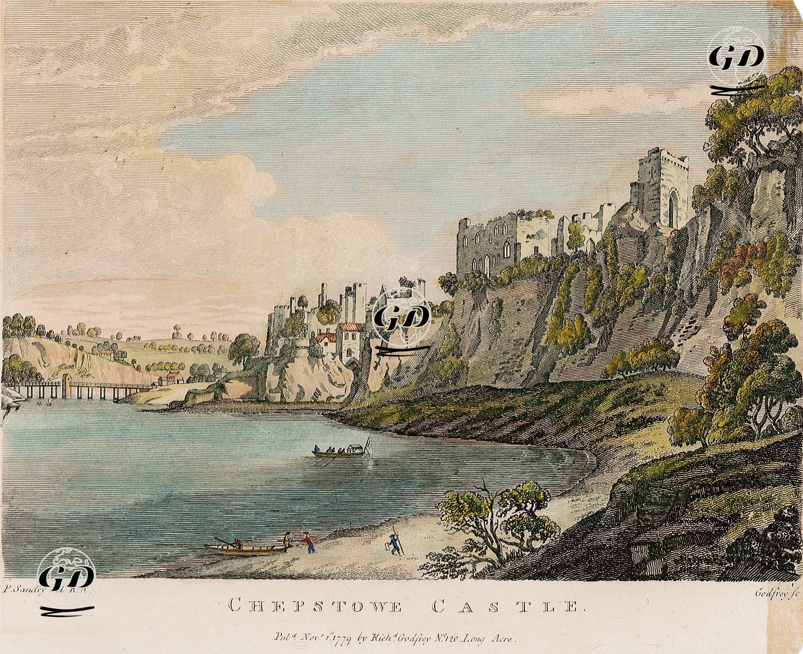 Chepstowe Kalesi - Paul Sandby (1731-1809) - 1779