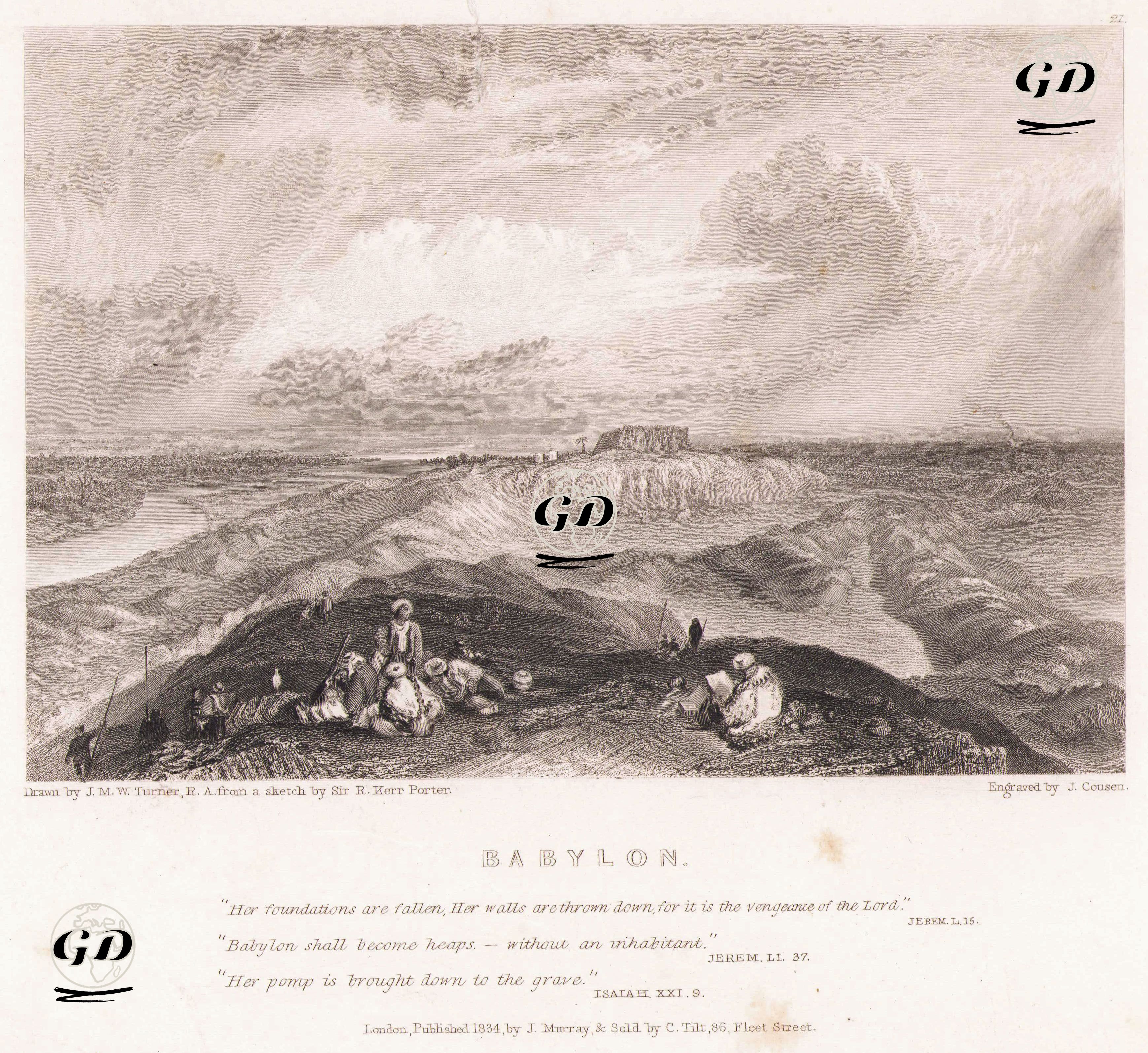 Babil - Joseph Mallord William Turner (1775-1851) - 1834