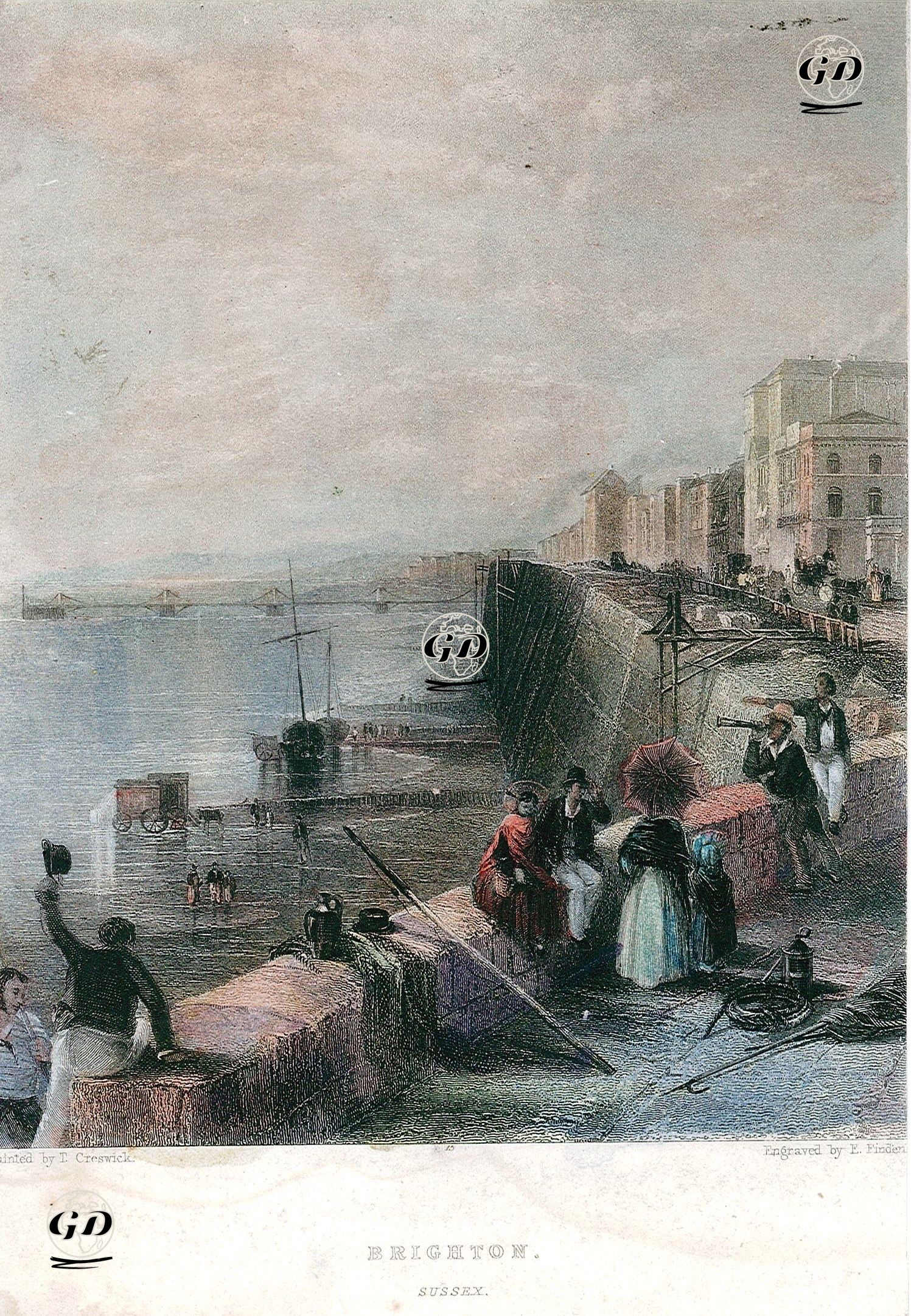 Brighton, Sussex - Thomas Creswick (1811-1869) - 1842