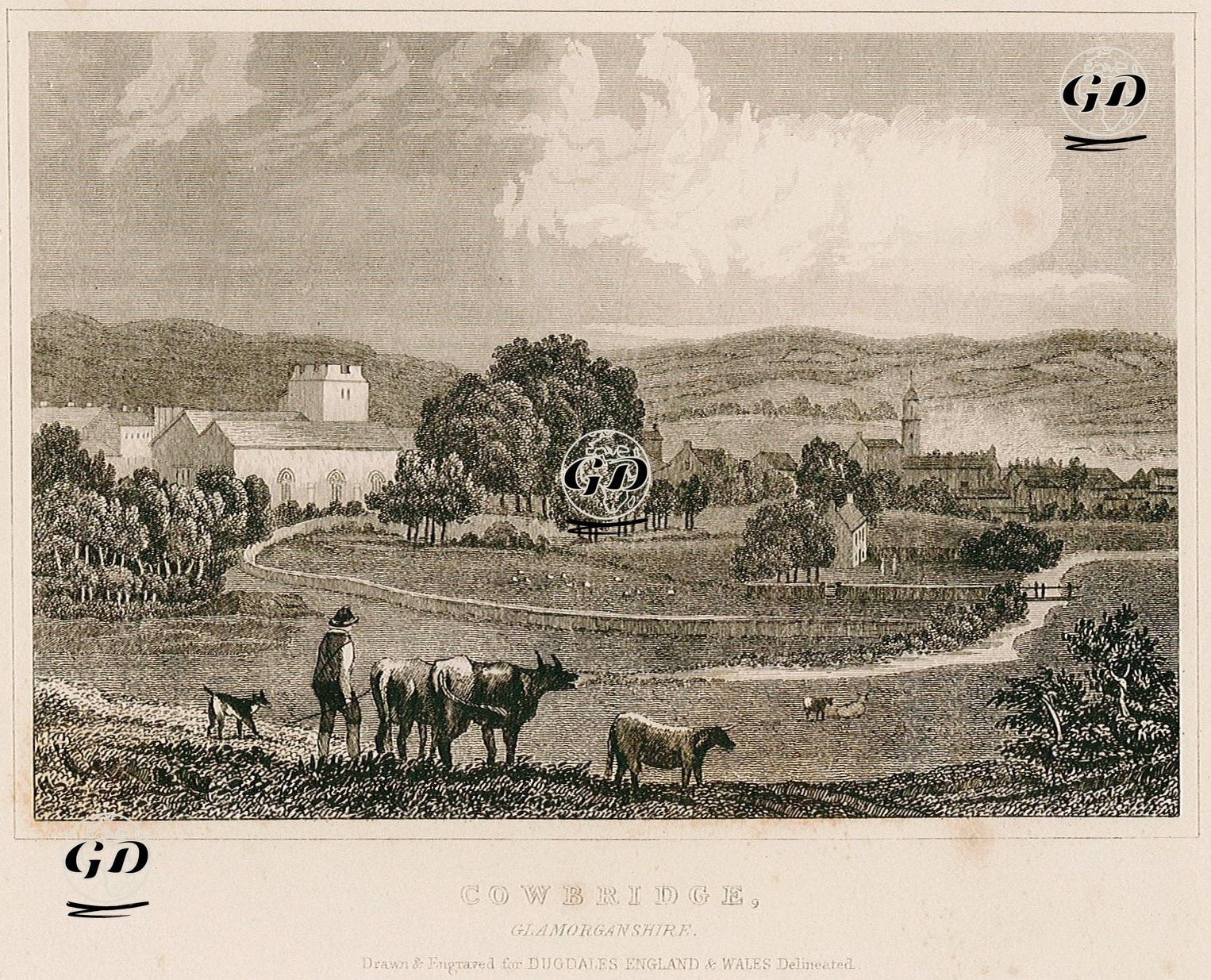 Cowbridge, Glamorganshire -  - 1845