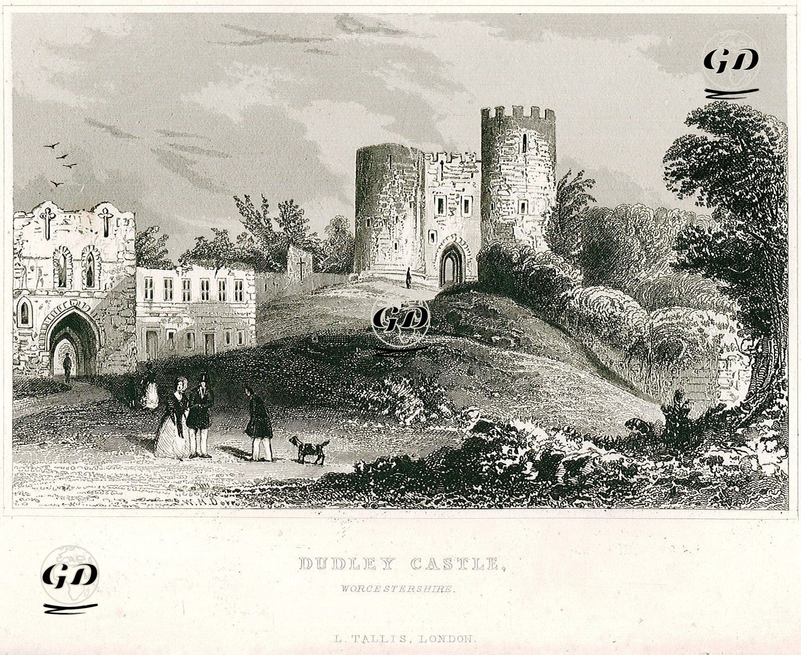 Dudley Kalesi, Worcestershire -  - 1842