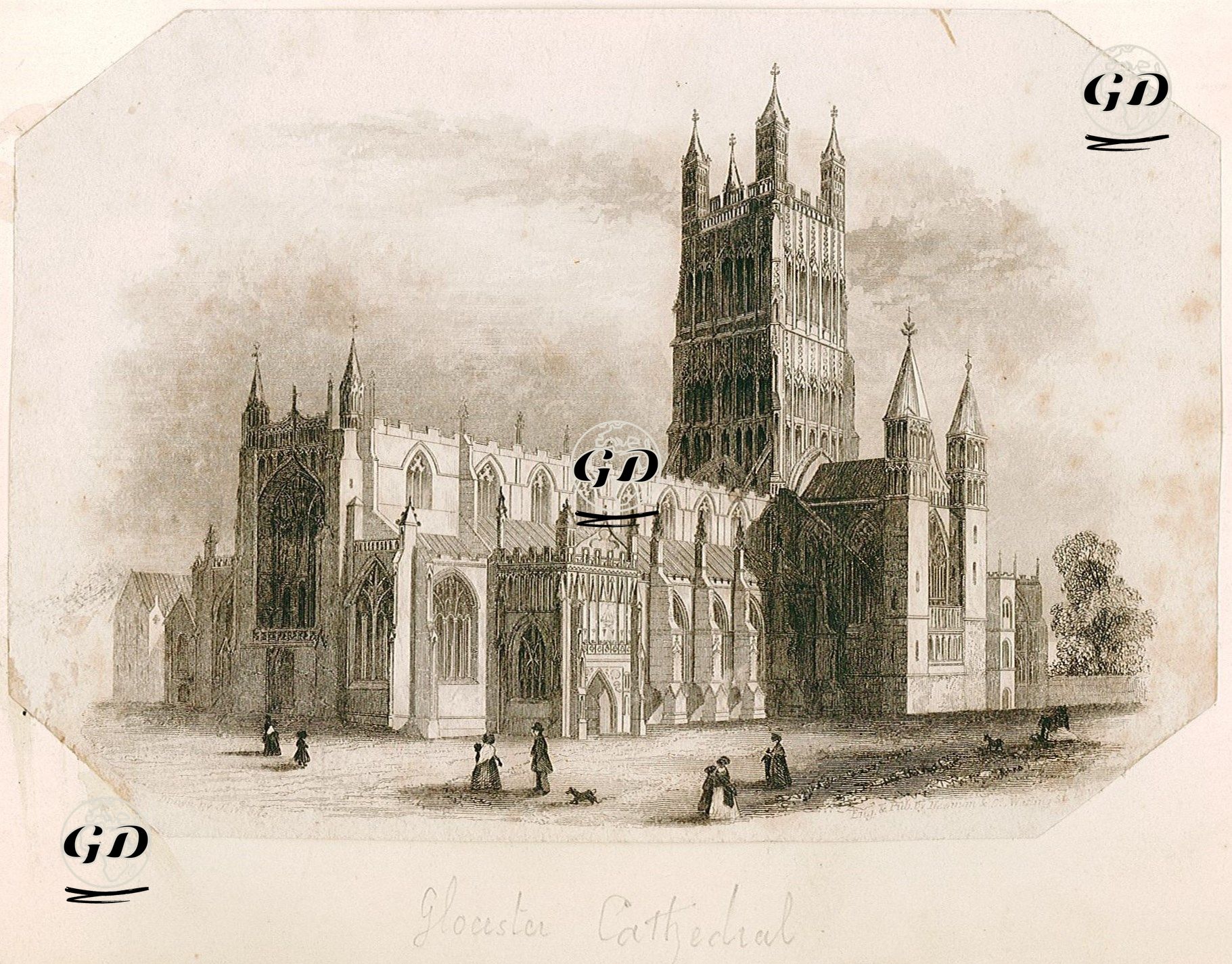 Gloucester Cathedral -  - 1840's-1850's