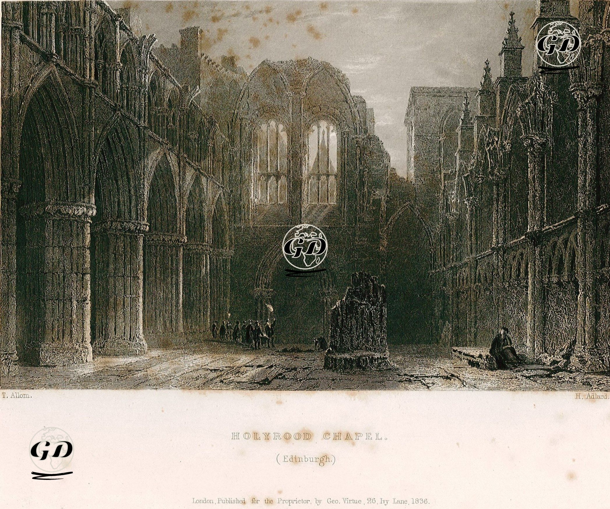 Holyrood Chapel, Edinburgh - Thomas Allom (1804-1872) - 1836