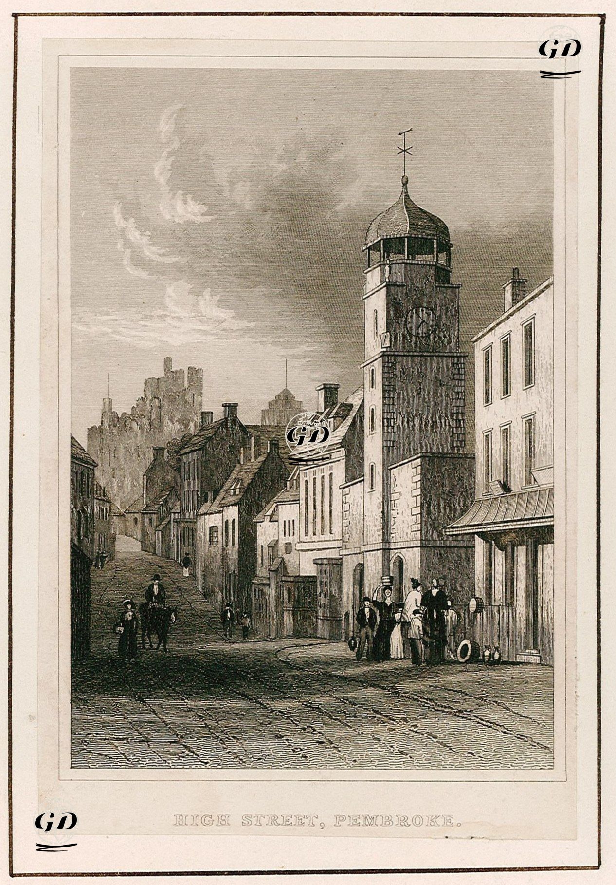 Pembroke'nin Ana Caddesi -  - 1845