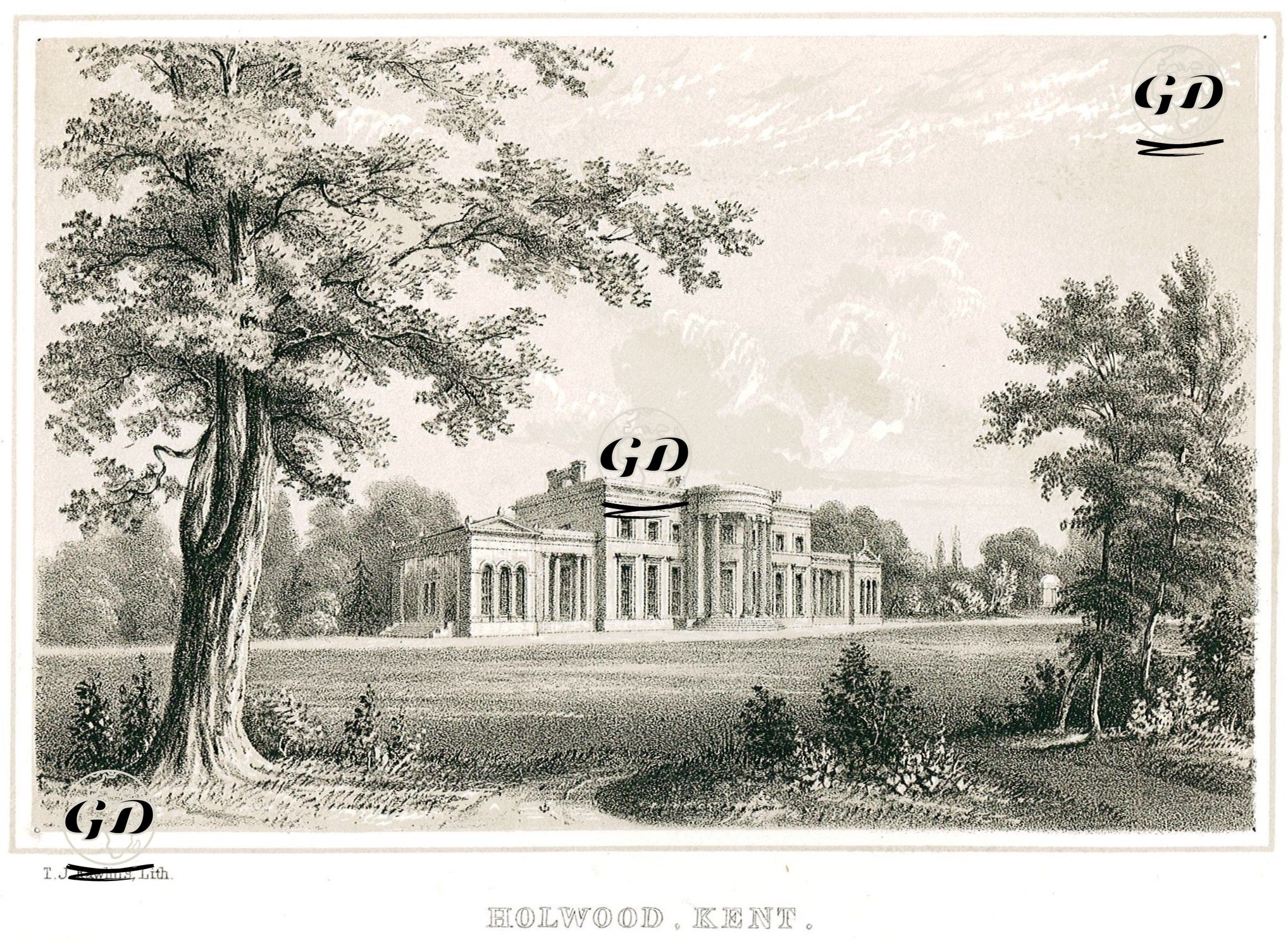 Holwood Malikhanesi, Kent -  - 1855