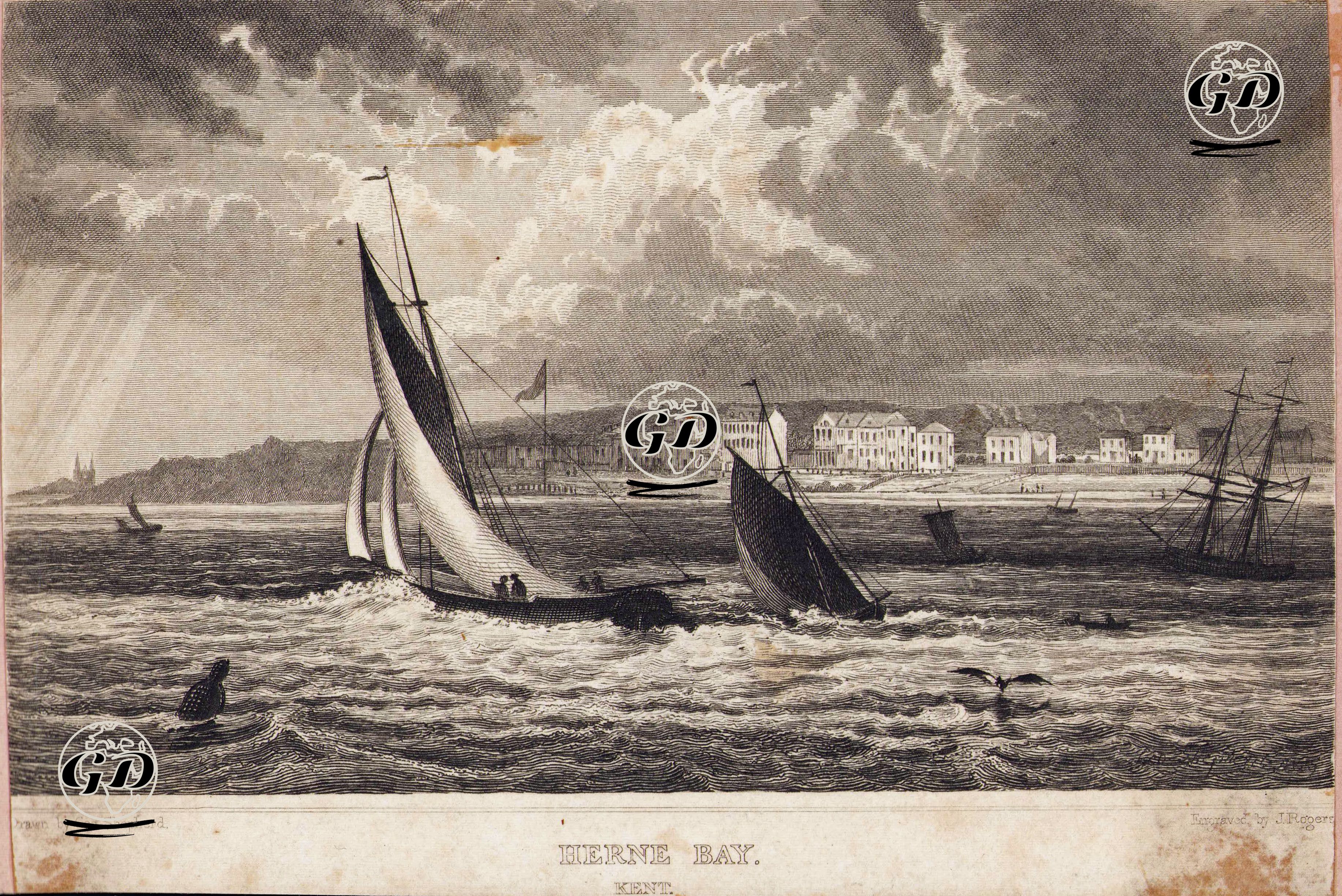 Herne Bay, Kent - George Sidney Shepherd (1784-1862) - 1830