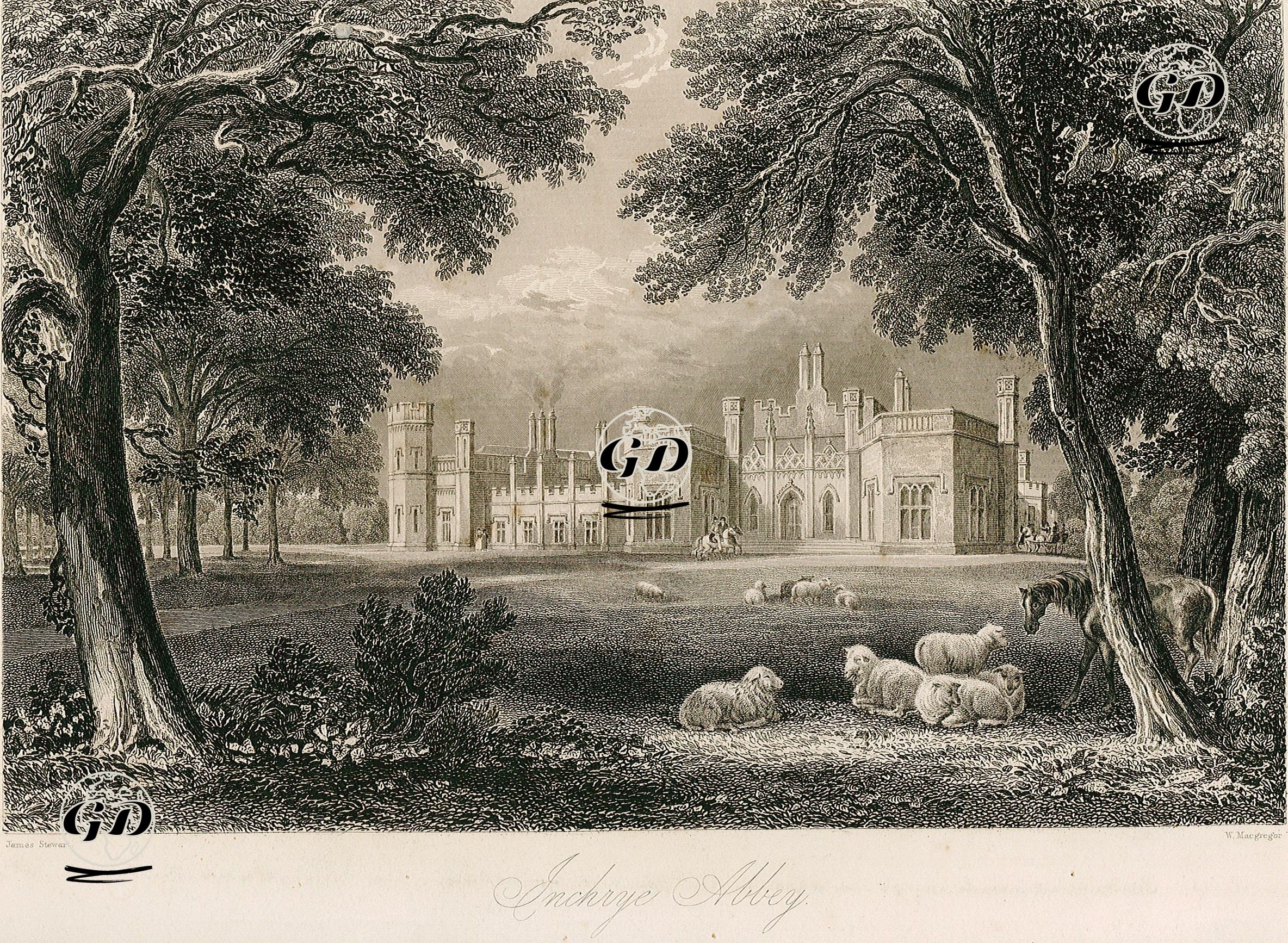Inchrye Abbey - James S.Stewart (1791-1863) - 1840