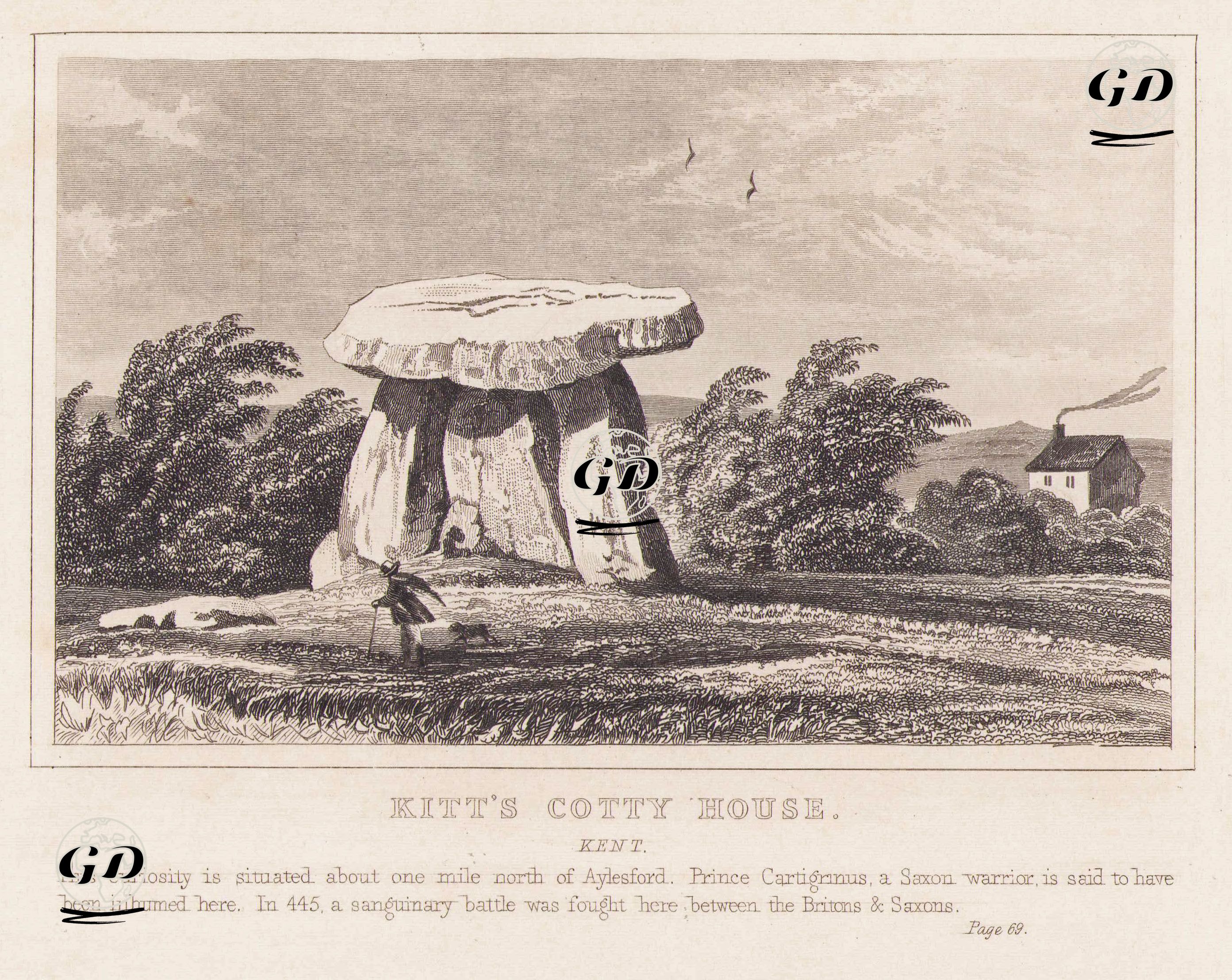 Kitt's Cotty Evi, Kent -  - 1845