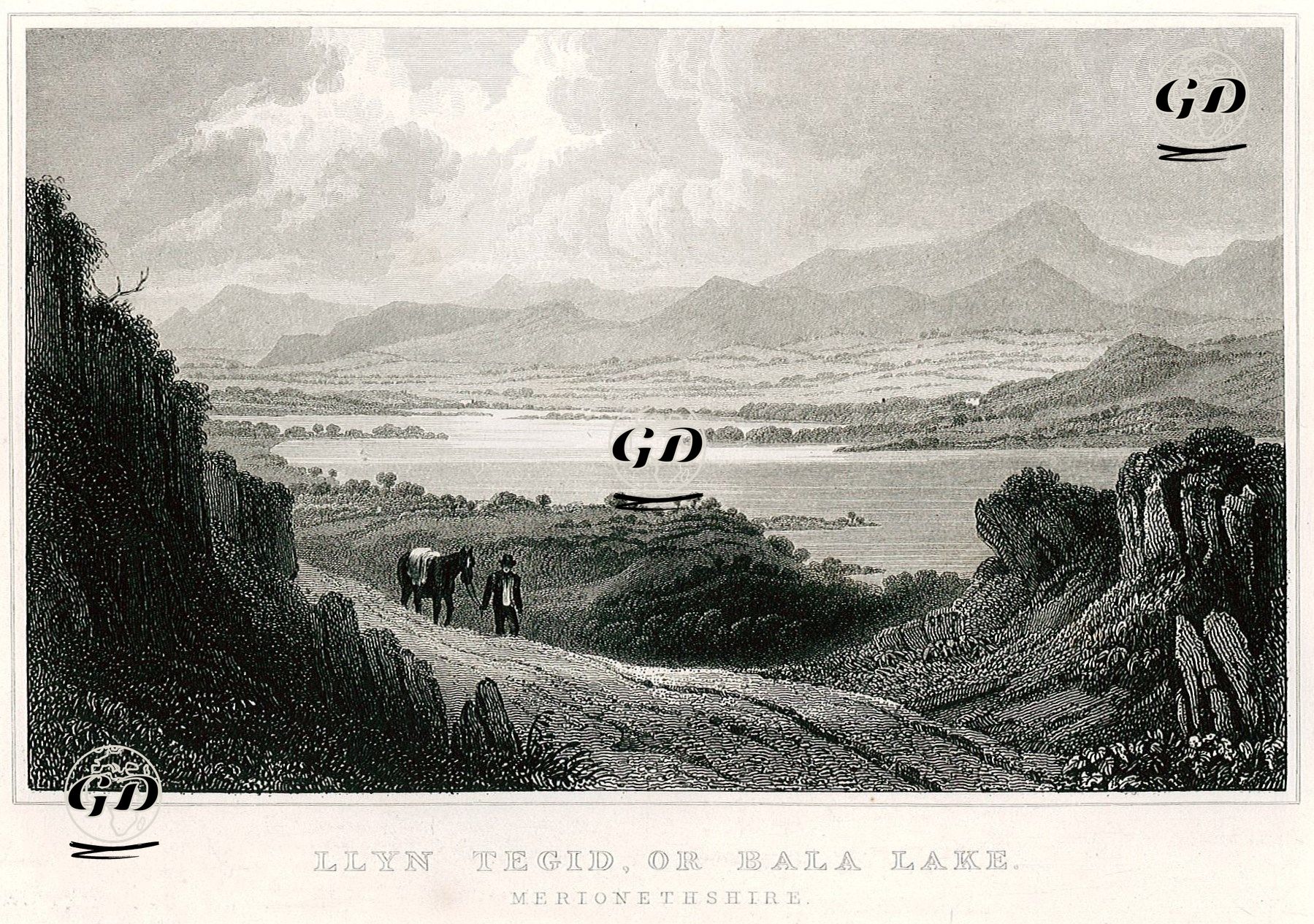 Bala Gölü, Merionethshire -  - 1830