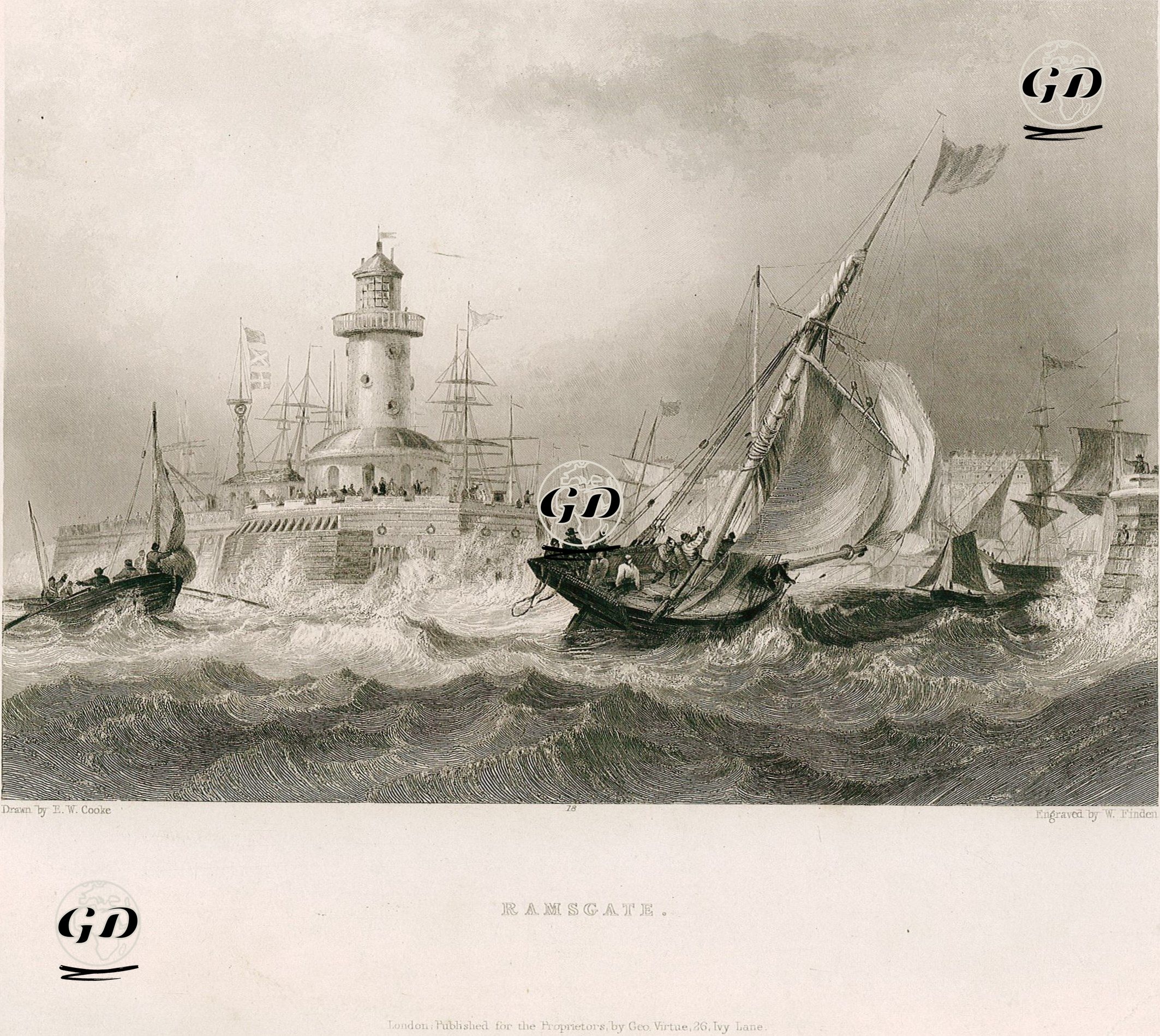 Ramsgate - Edward William Cooke (1811-1880) - 1842