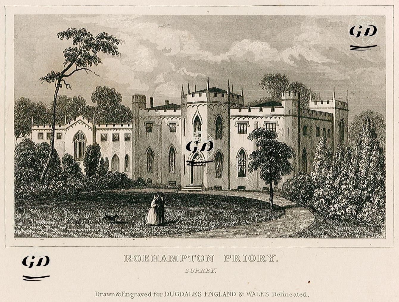 Roehampton Manastırı, Surrey -  - 1845