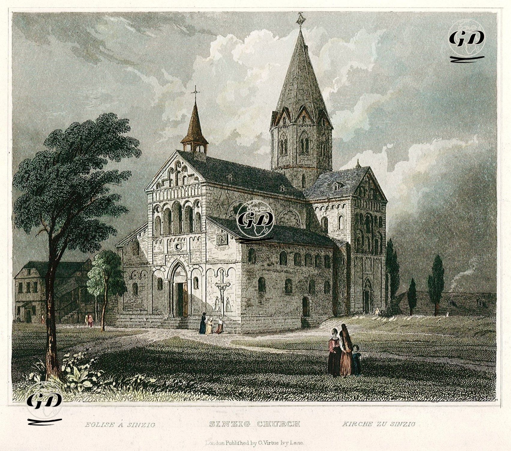 Sinzig Kilisesi -  - 1840's