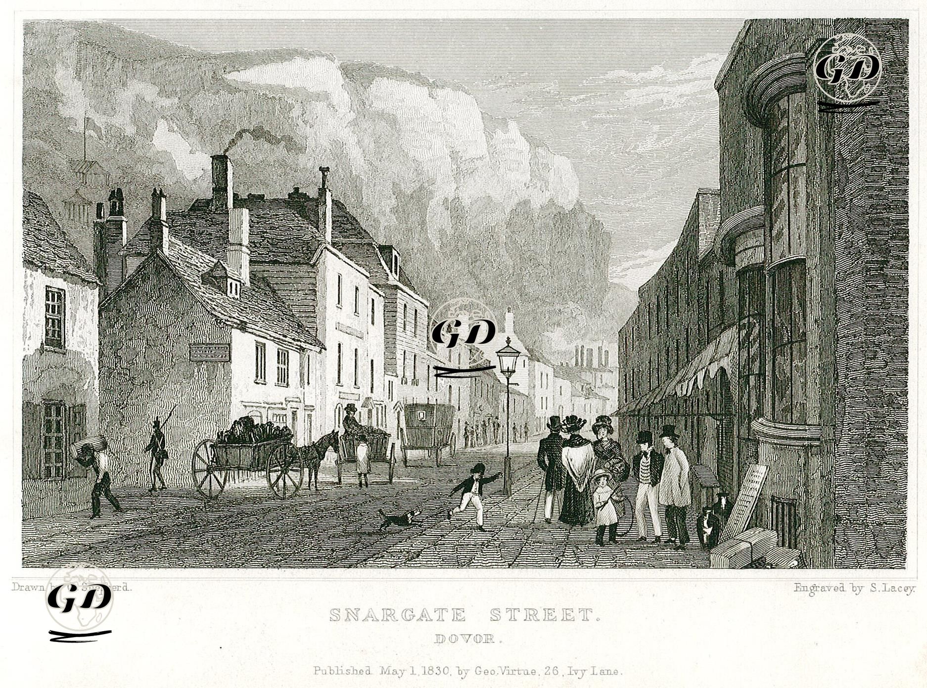 Snargate Caddesi, Dover - George Sidney Shepherd (1784-1862) - 1830