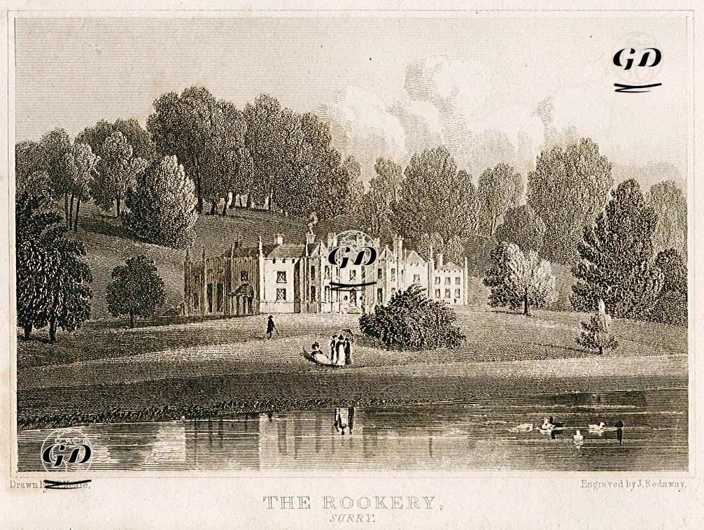 Rookery Malikhanesi, Surry - John Preston Neale (1780-1847) - 1818