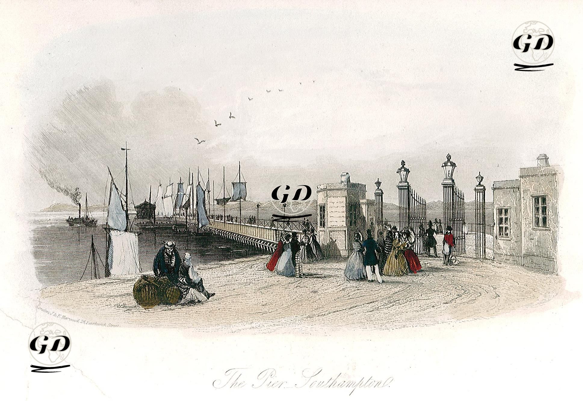 The Pier, Southampton -  - 1840's