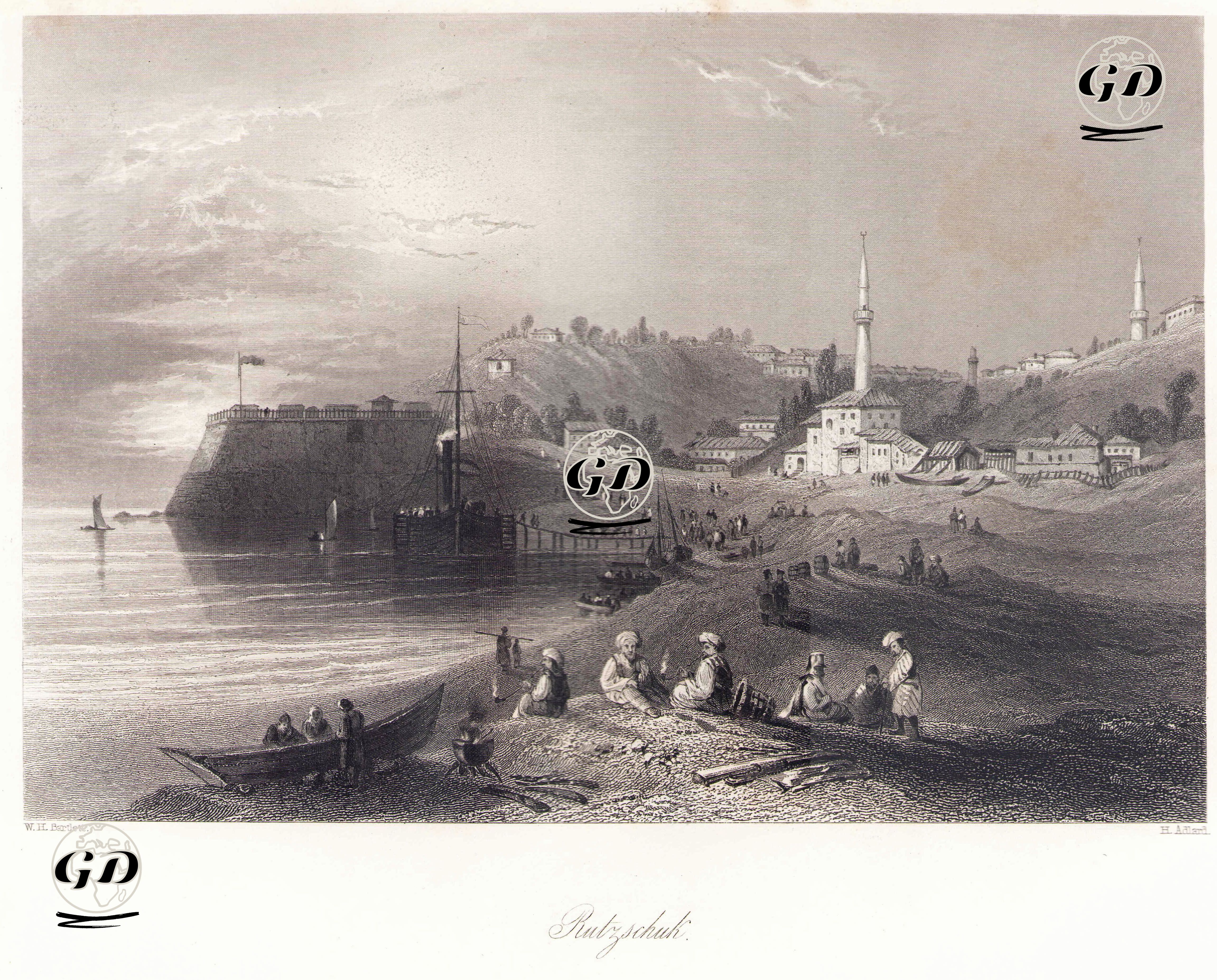 Rusçuk - William Henry Bartlett (1809-1854) - 1842
