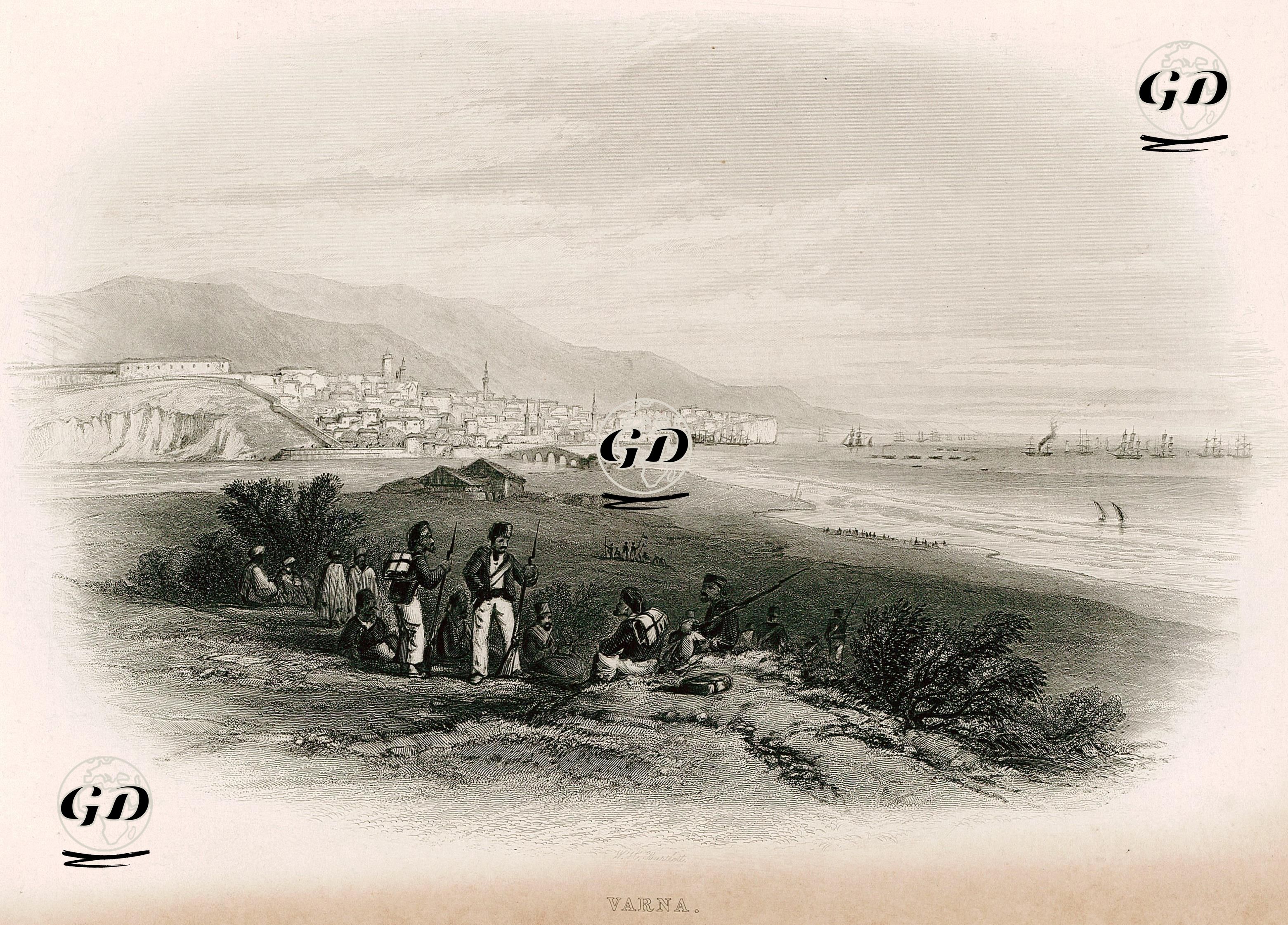 Varna - William Henry Bartlett (1809-1854) - 1830's-1840's