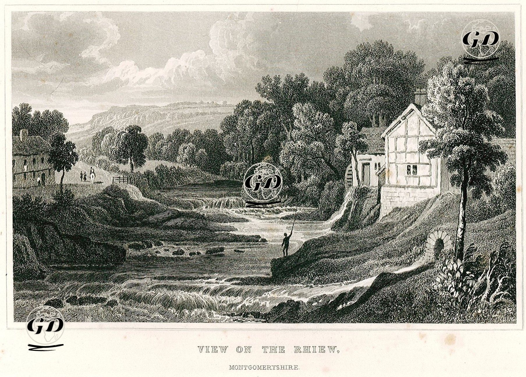 Rhiw Nehri, Montgomeryshire -  - 1830's