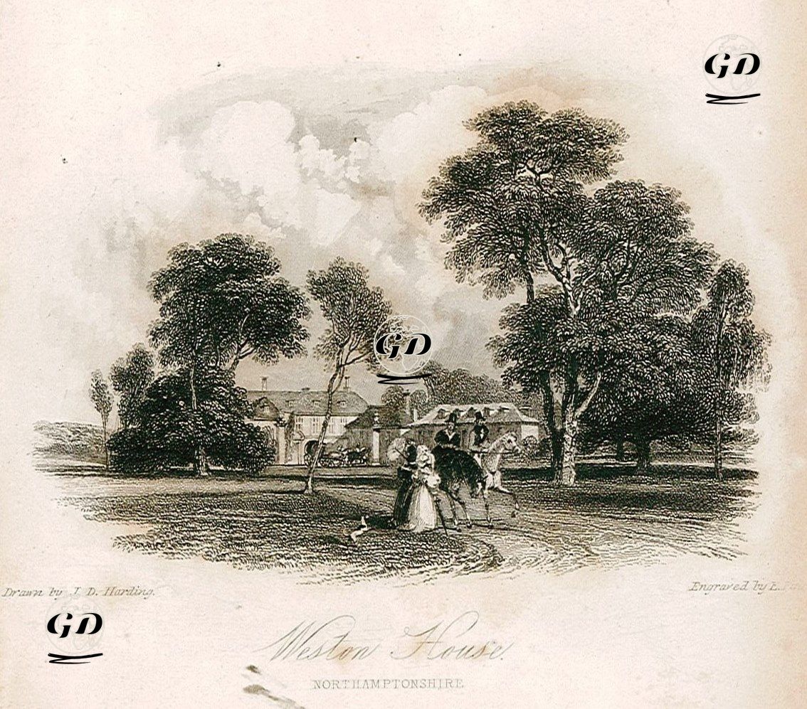 Weston Malikhanesi, Northamptonshire  - James Duffield Harding (1798-1863) - 1830's