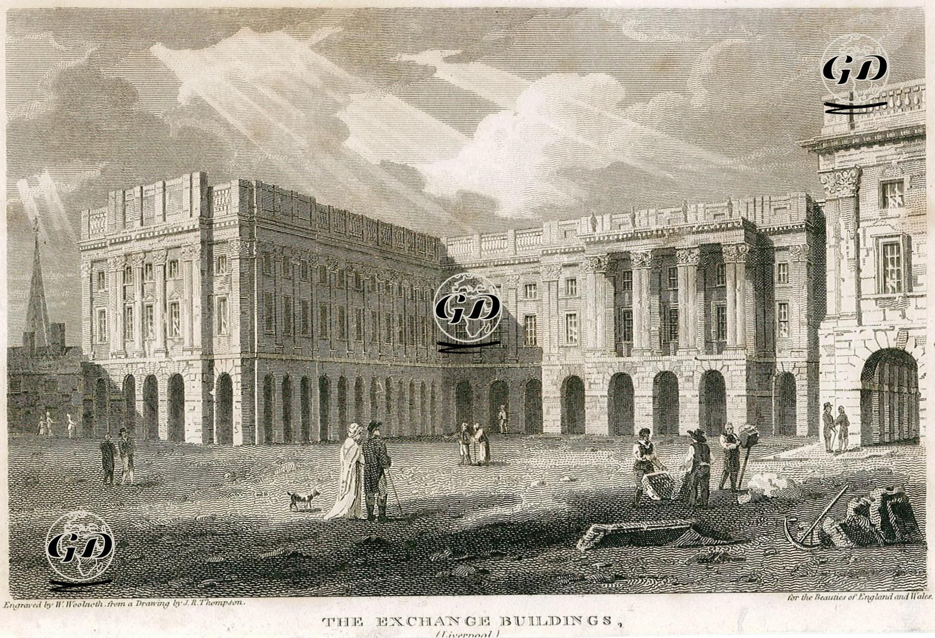 Borsa Binası, Liverpool - J.R.Thompson - 1808