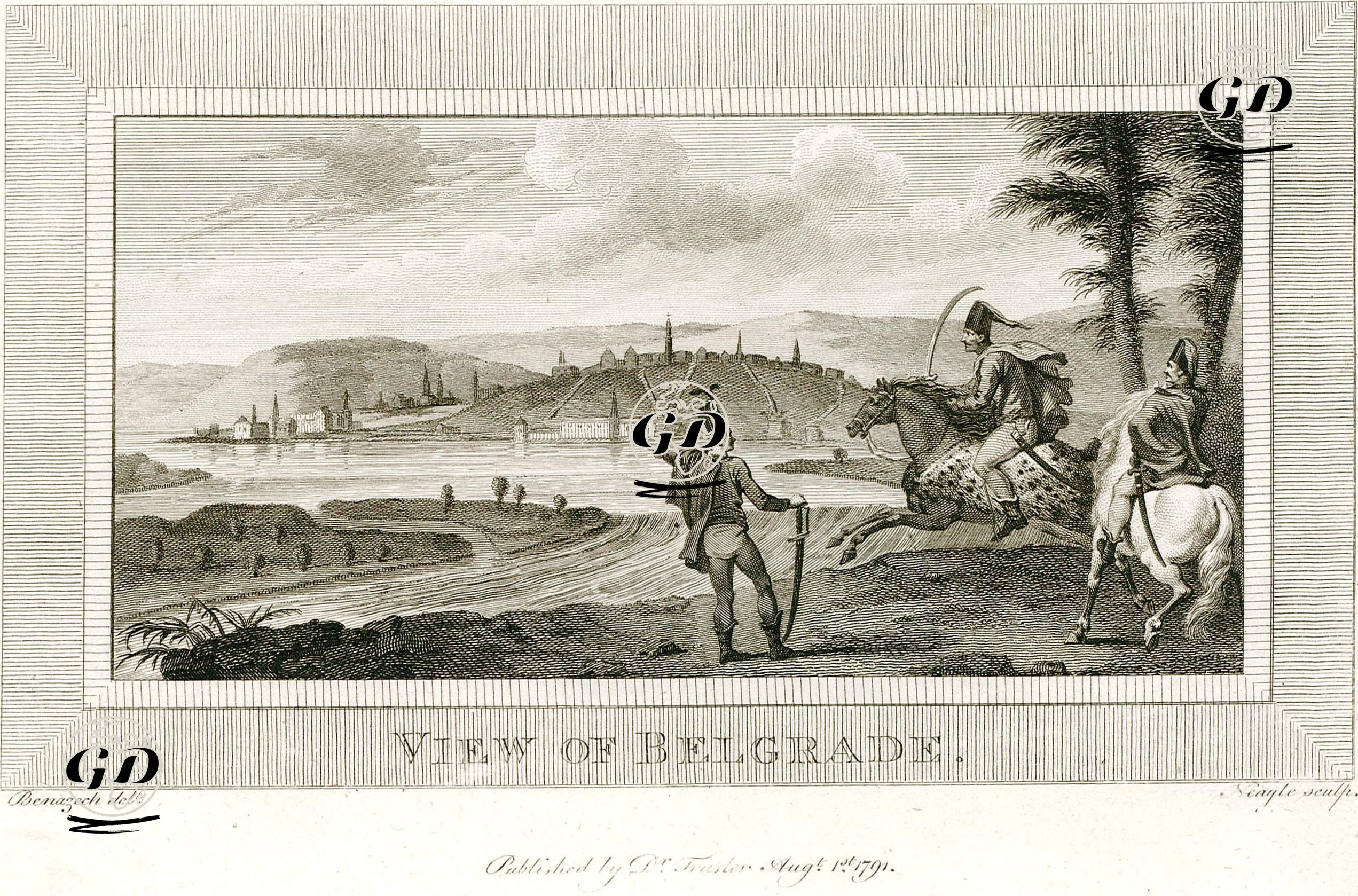 View Of Belgrade - Charles Benezech (1767-1794) - 1791