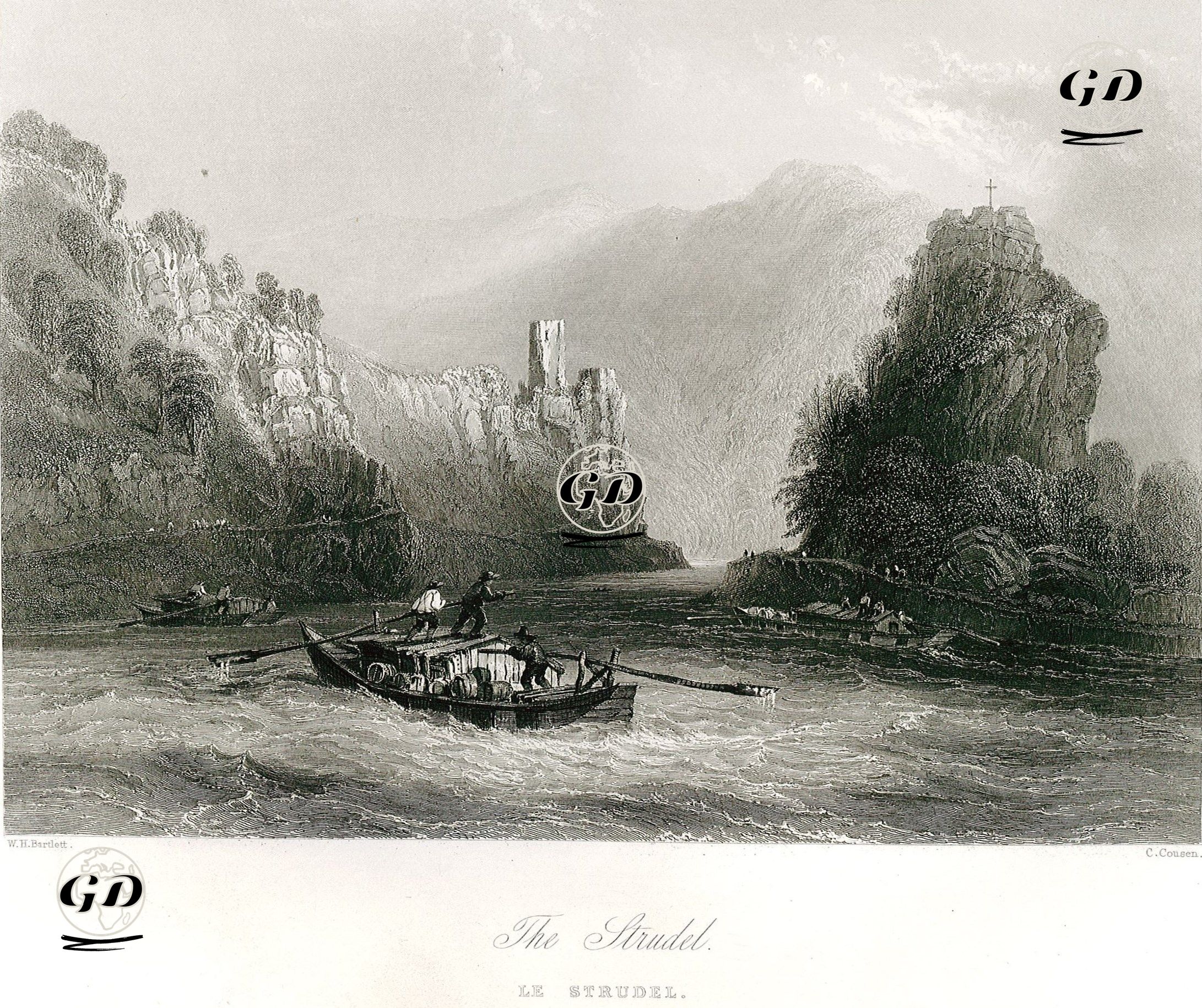 Strudel - William Henry Bartlett (1809-1854) - 1842