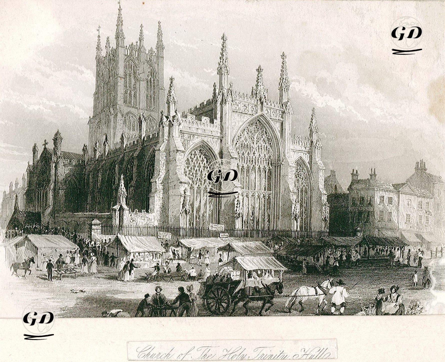 Kutsal Trinity Kilisesi, Hull -  - 1840's