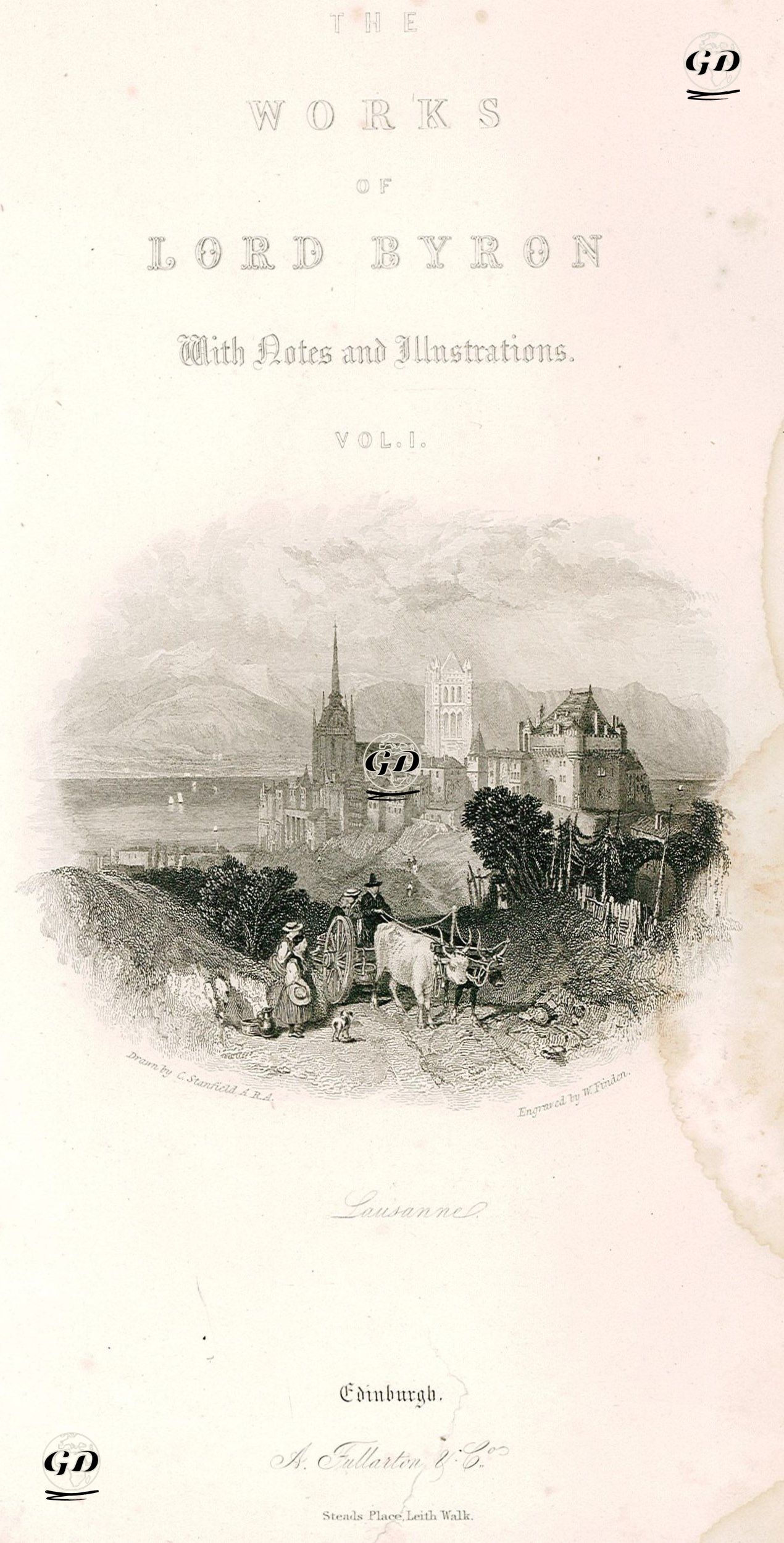Lausanne - Clarkson Stanfield (1793-1867) - 1835