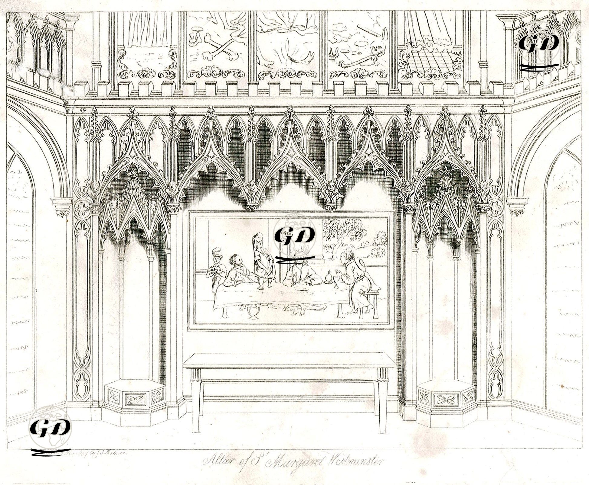 Altar Of Margaret Westminster -  - 1807