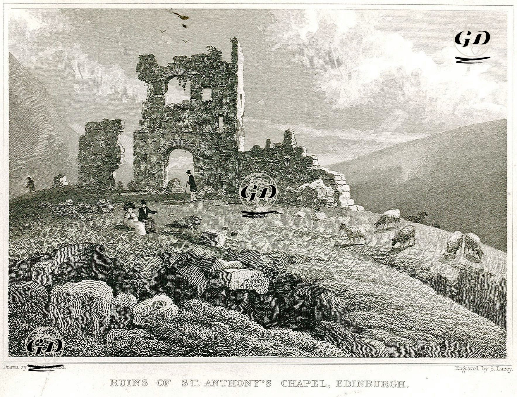 St.Anthony Şapeli, Edinburgh - Thomas Hosmer Shepherd (1792-1864) - 1830