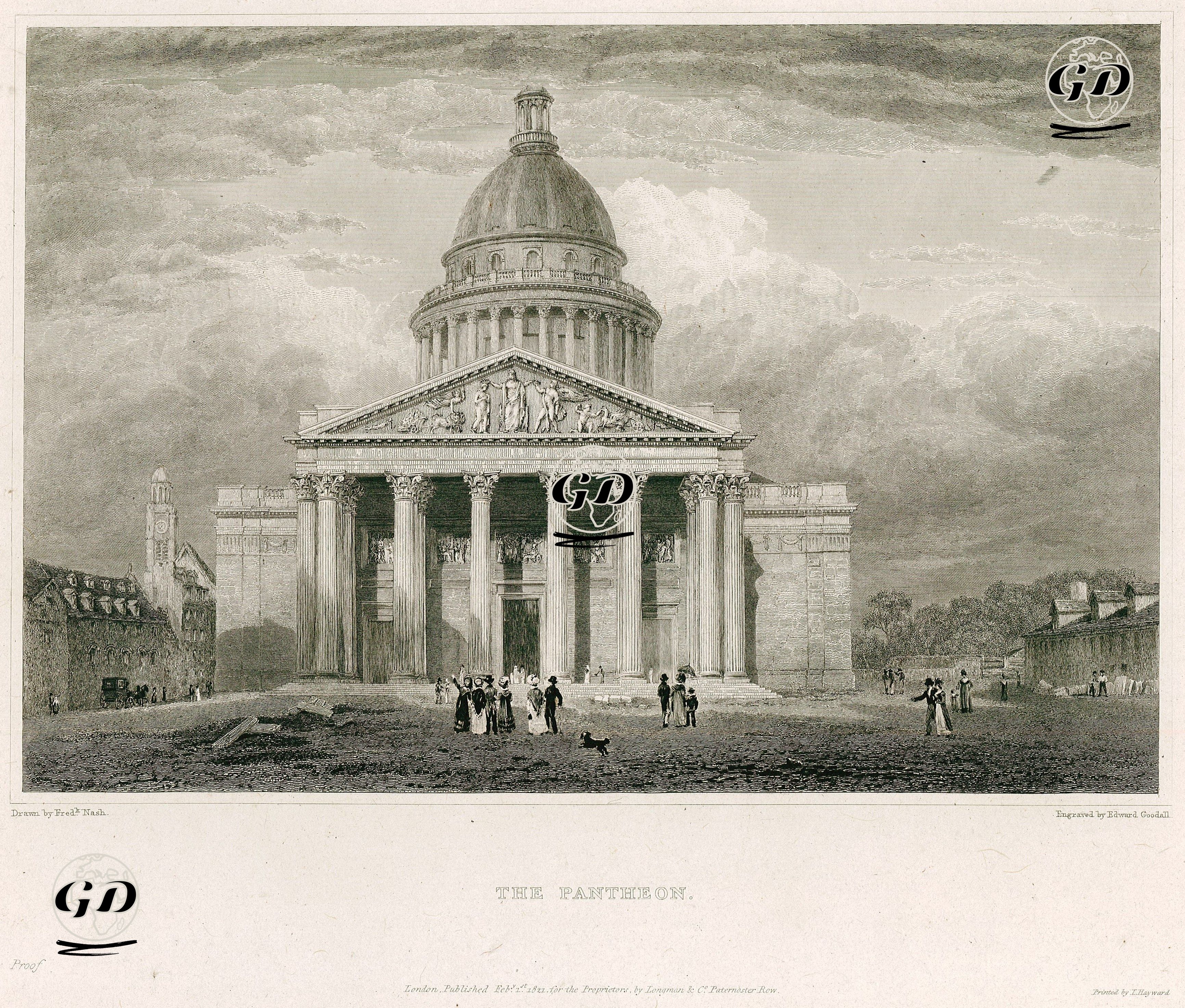 Pantheon - Frederick Nash (1782-1856) - 1821