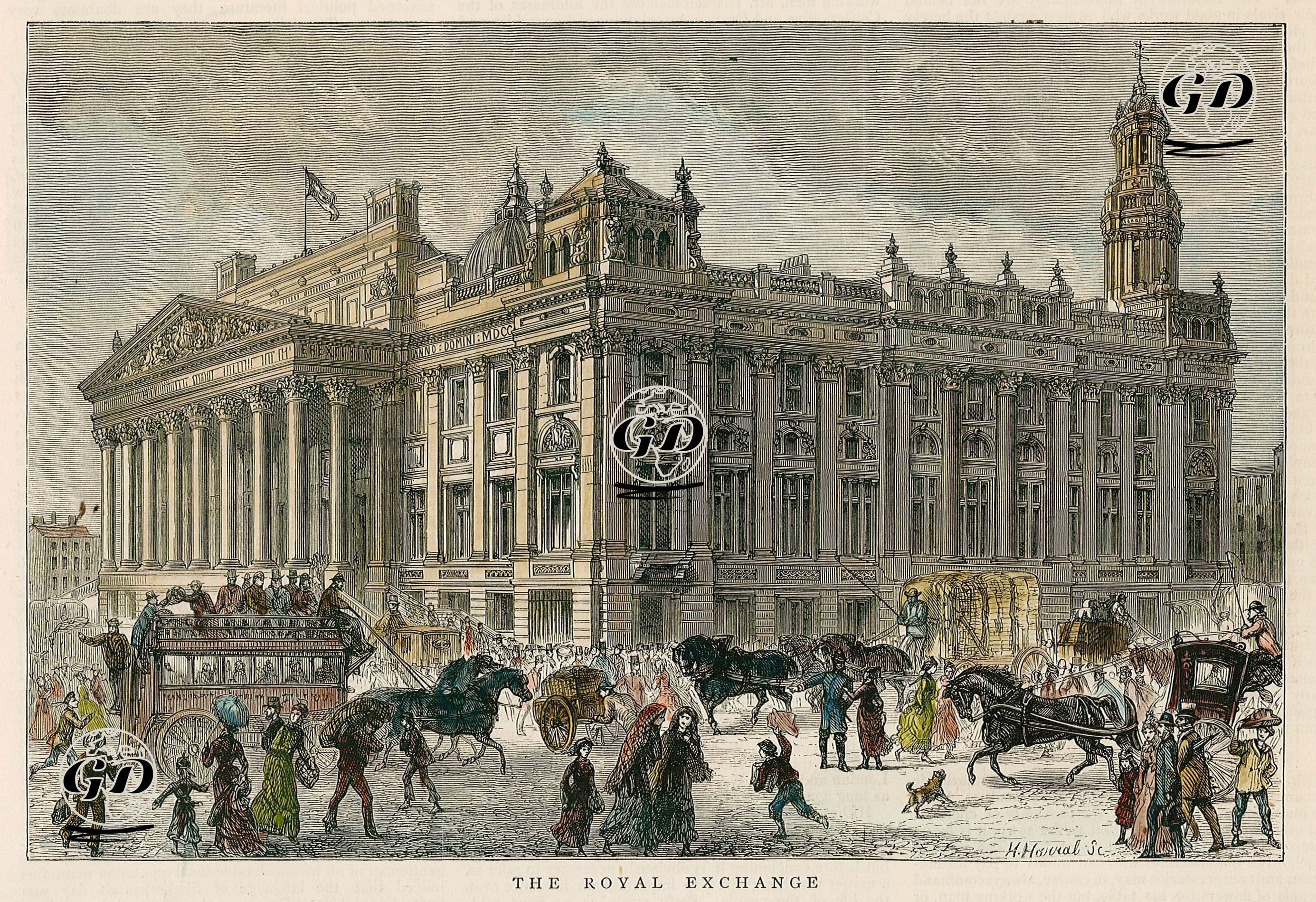 The Royal Exchange -  - 1876