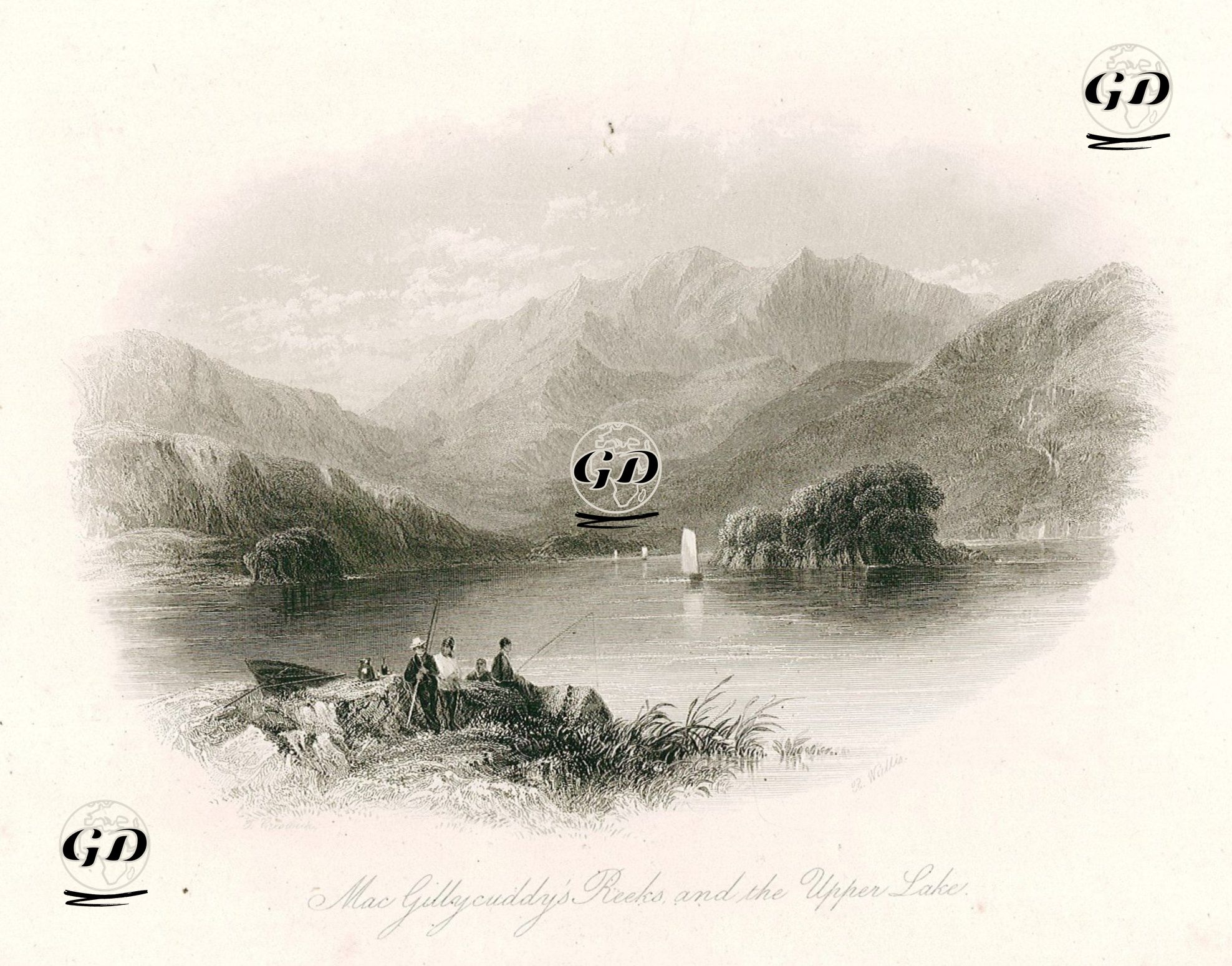 Macgillycuddy's Reeks And The Upper Lake -  - 1843