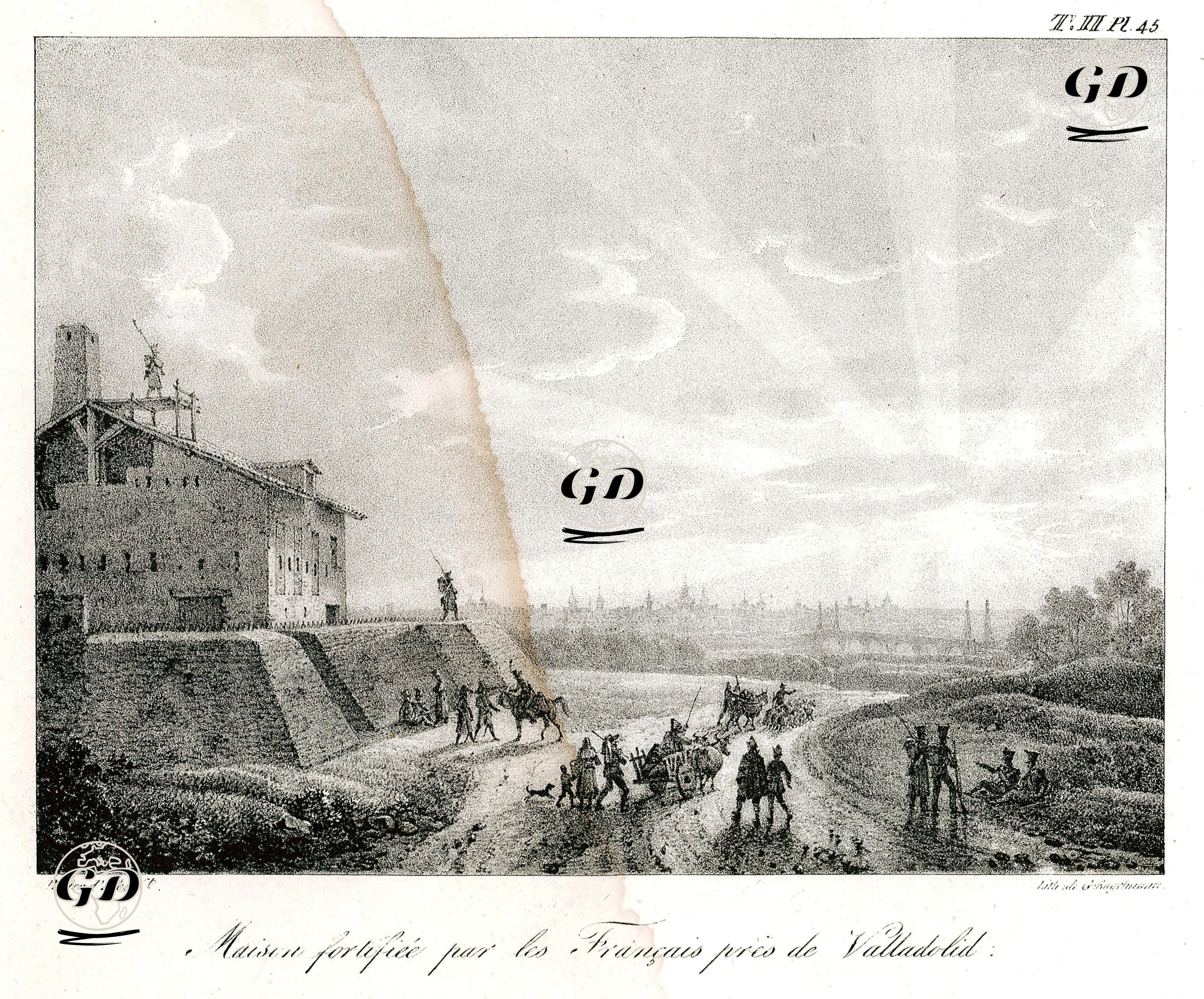 Valladolid Yakınlarında Fransızlar Tarafından Yapılmış Müstahkem Ev -  - 1820