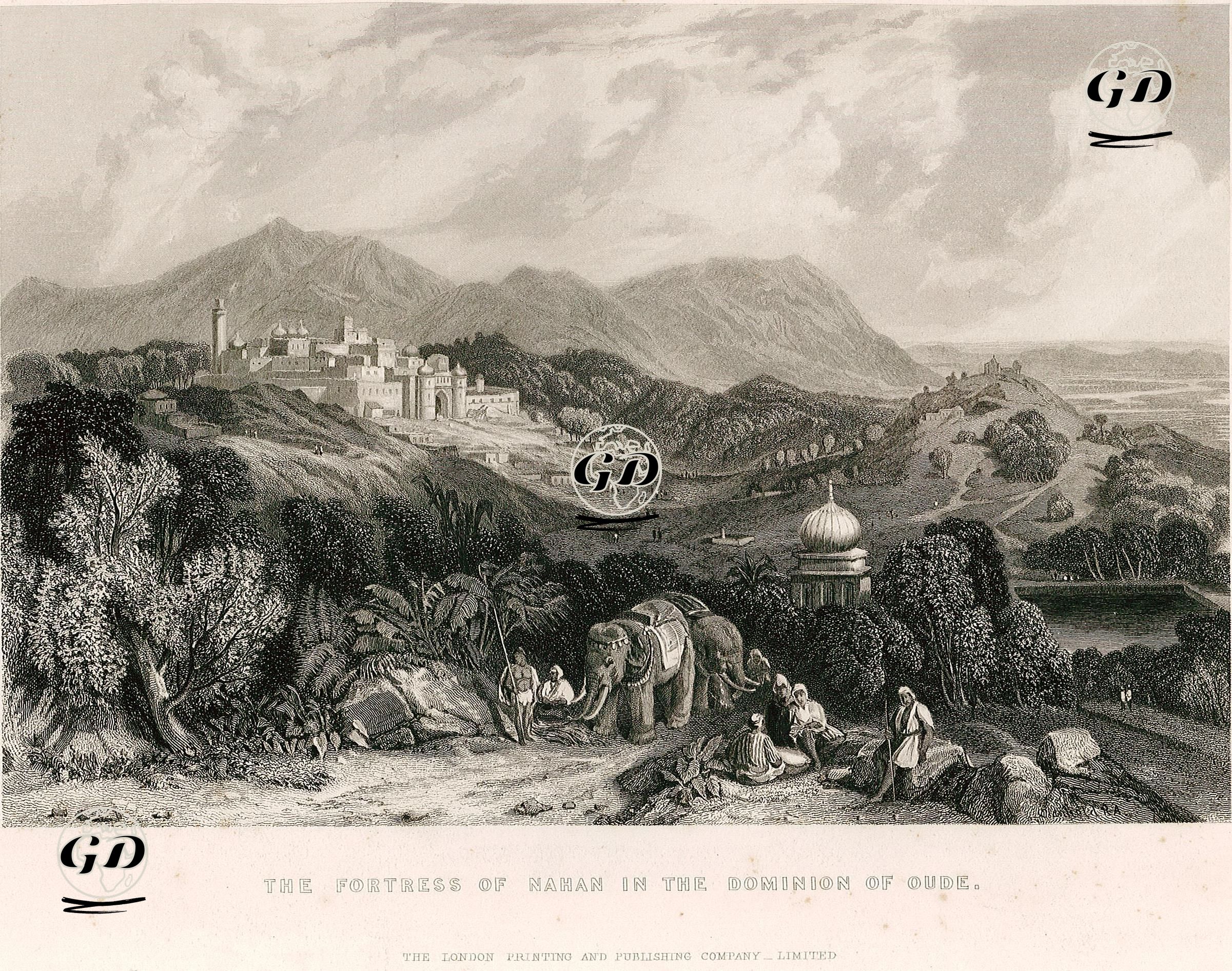 The Fortress Of Nahan In The Dominion Of Oude -  - 1858