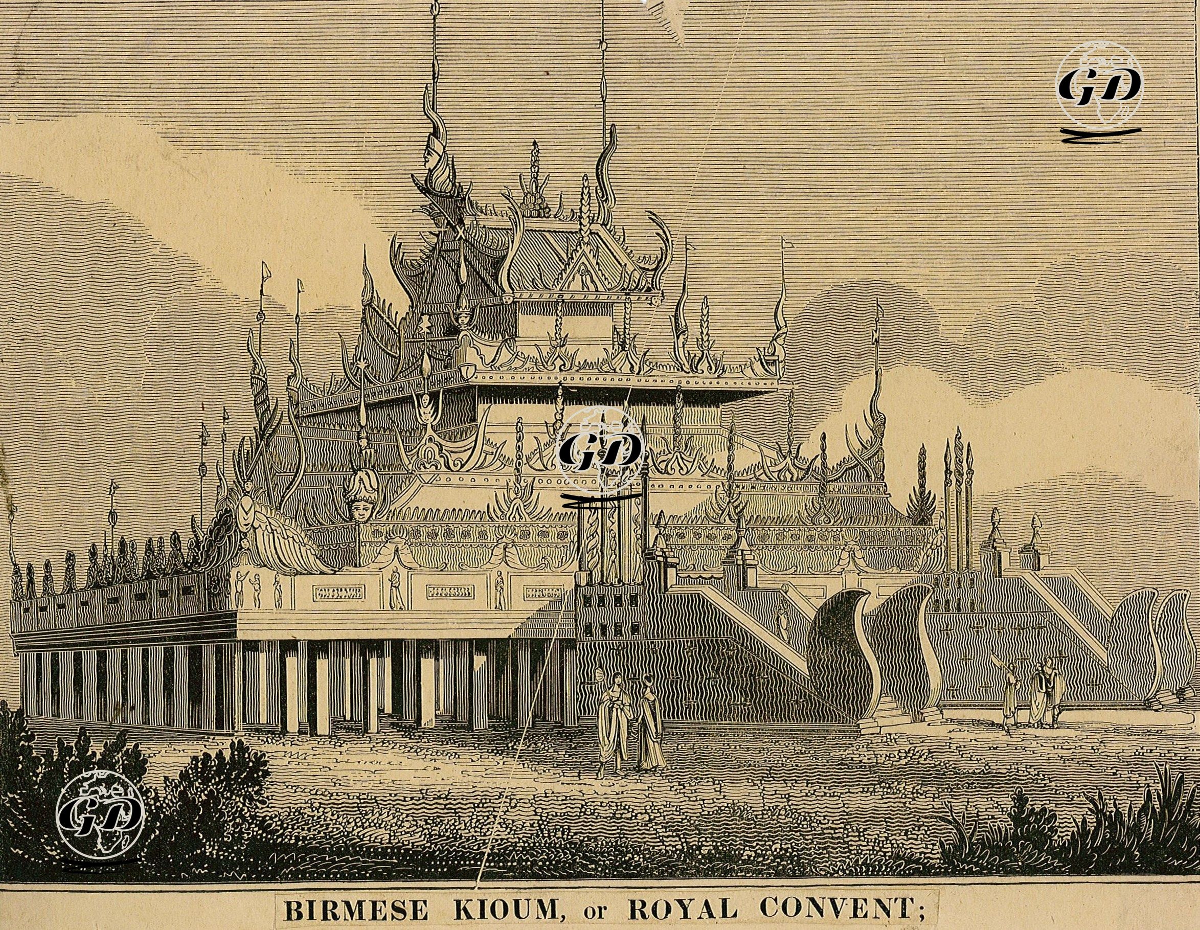 Myanmar'da Kraliyet Manastırı -  - 1850's-1860's