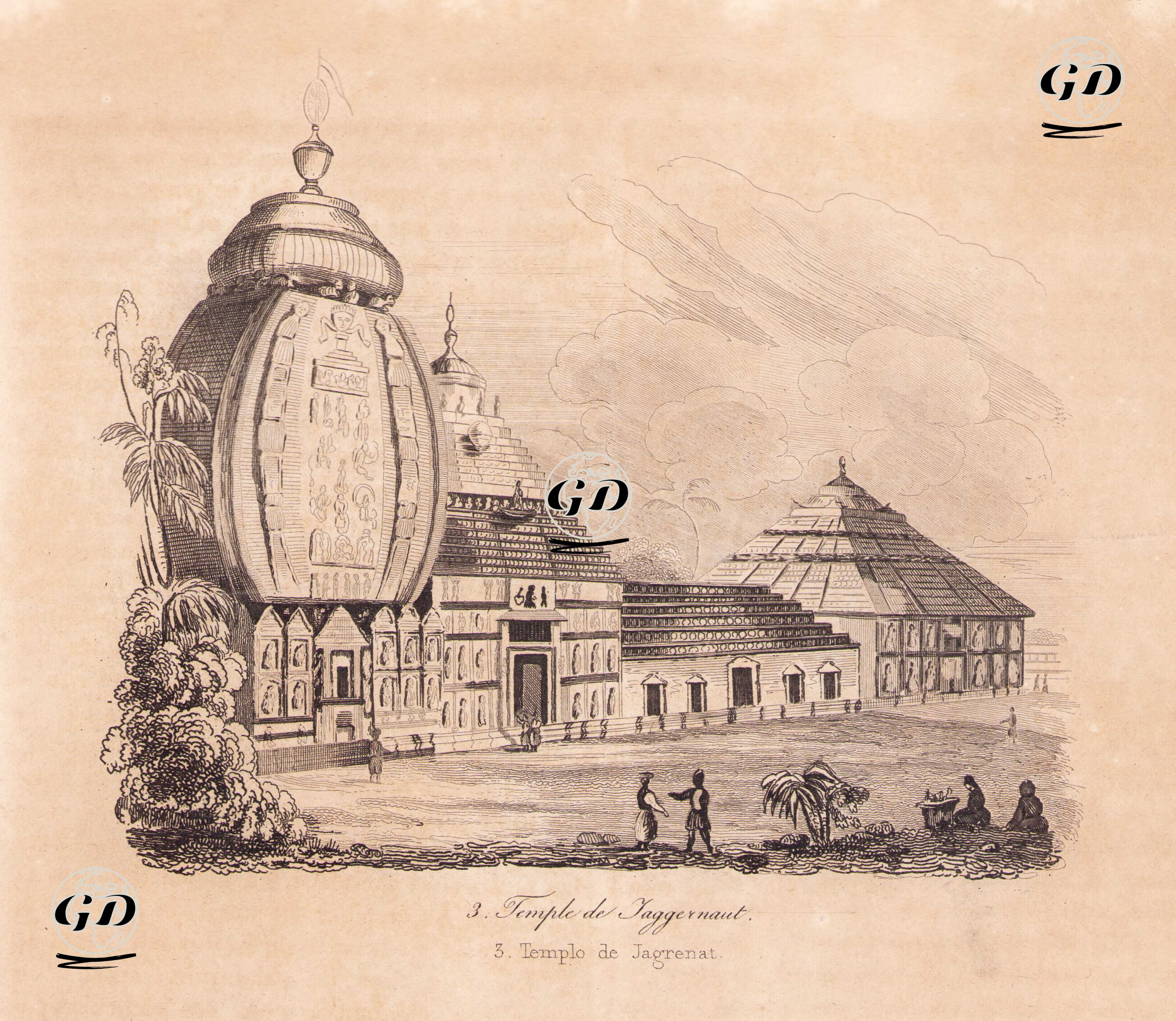 Shree Jagannath Tapınağı -  - 1834