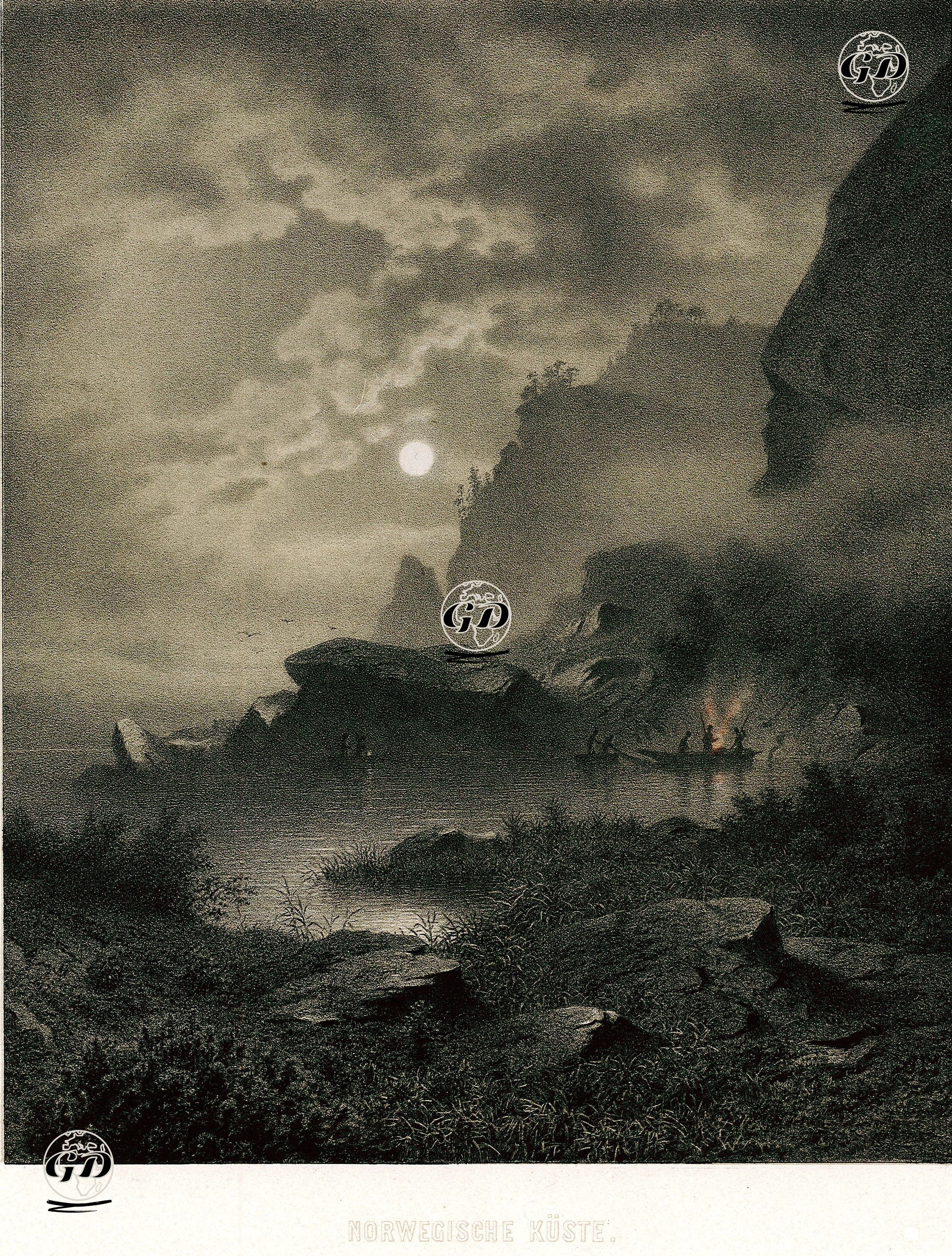Norwegische Küste -  - 1880's-1890's