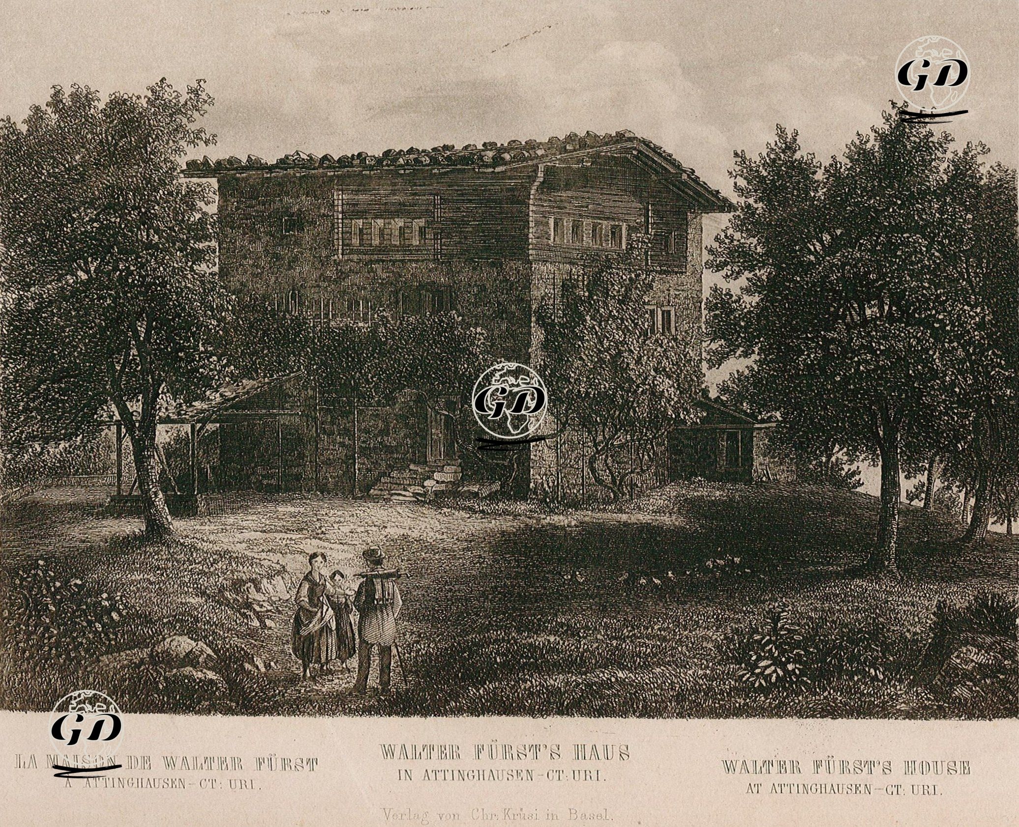 Attinghausen'da Bulunan Walter Fürst'ün Evi -  - 1875
