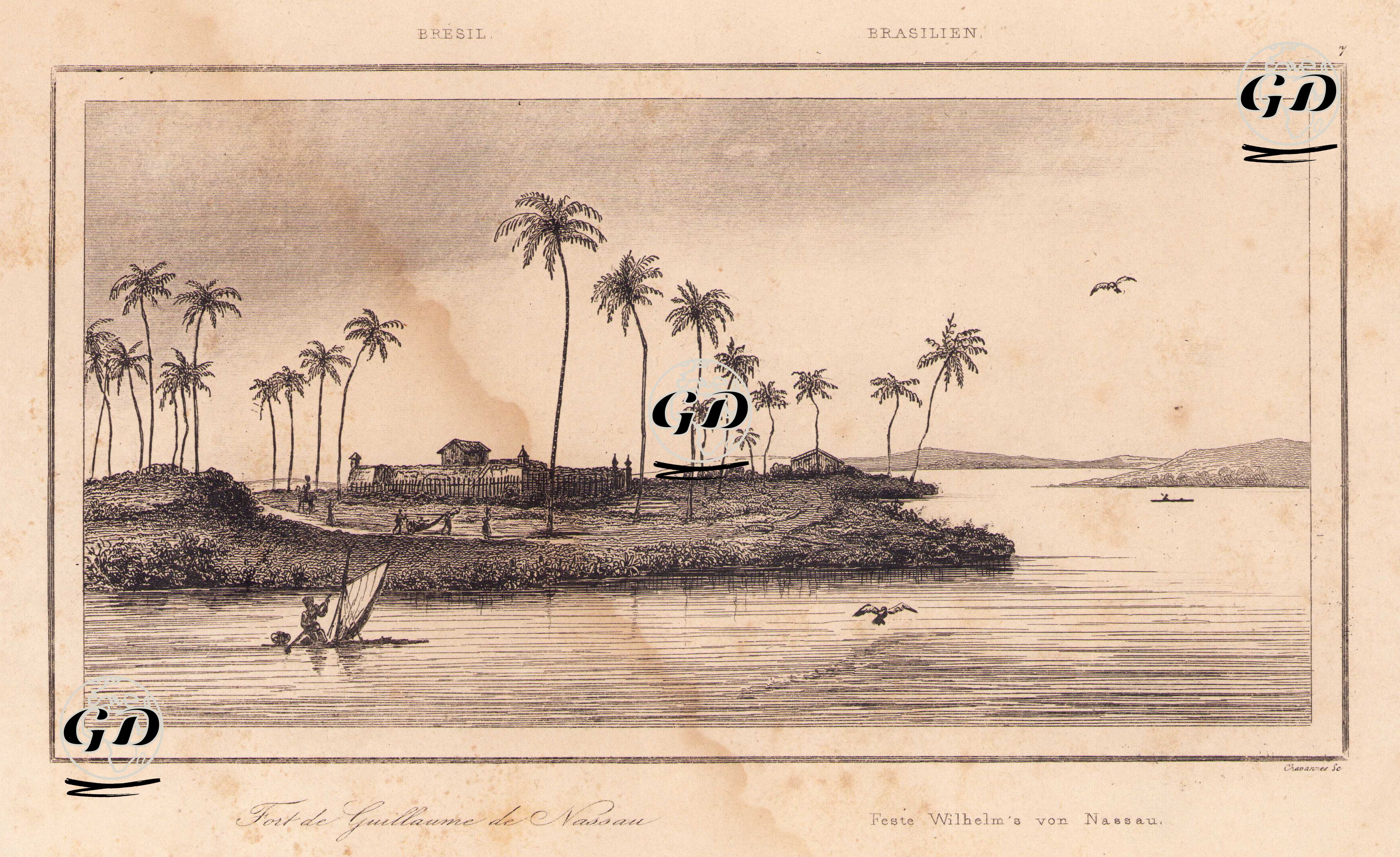 Nassau'da Bir Kale -  - 1837